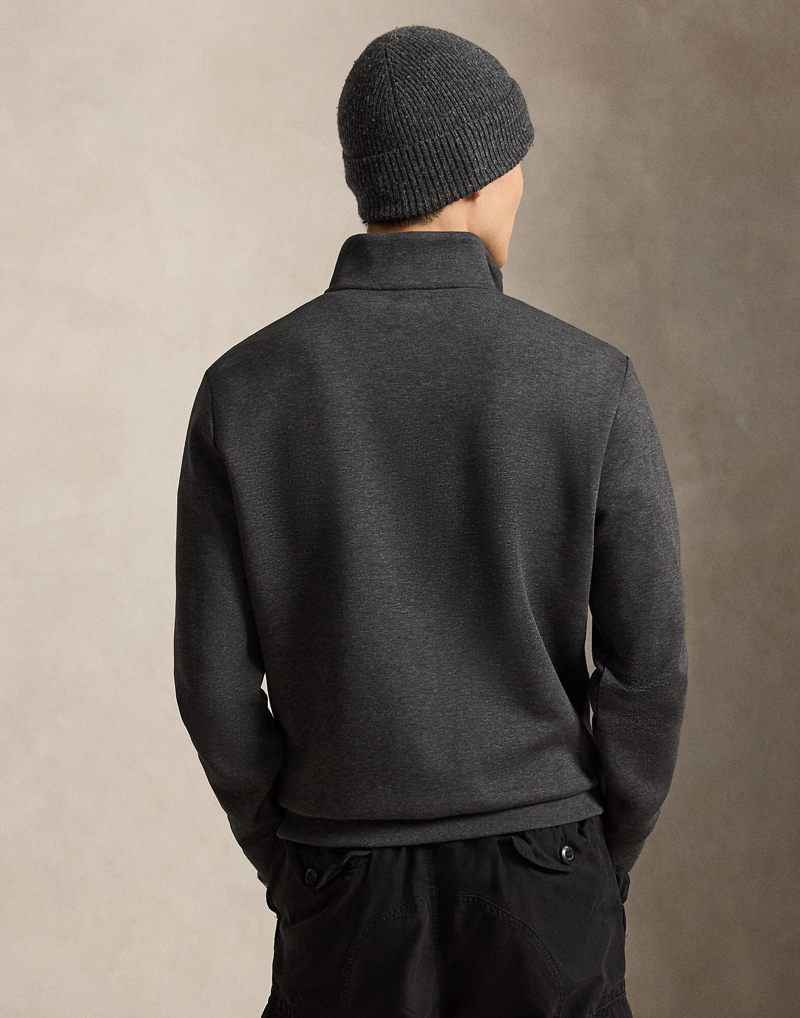 Polo Ralph Lauren Sudadera gris moteado / blanco – imagen 3