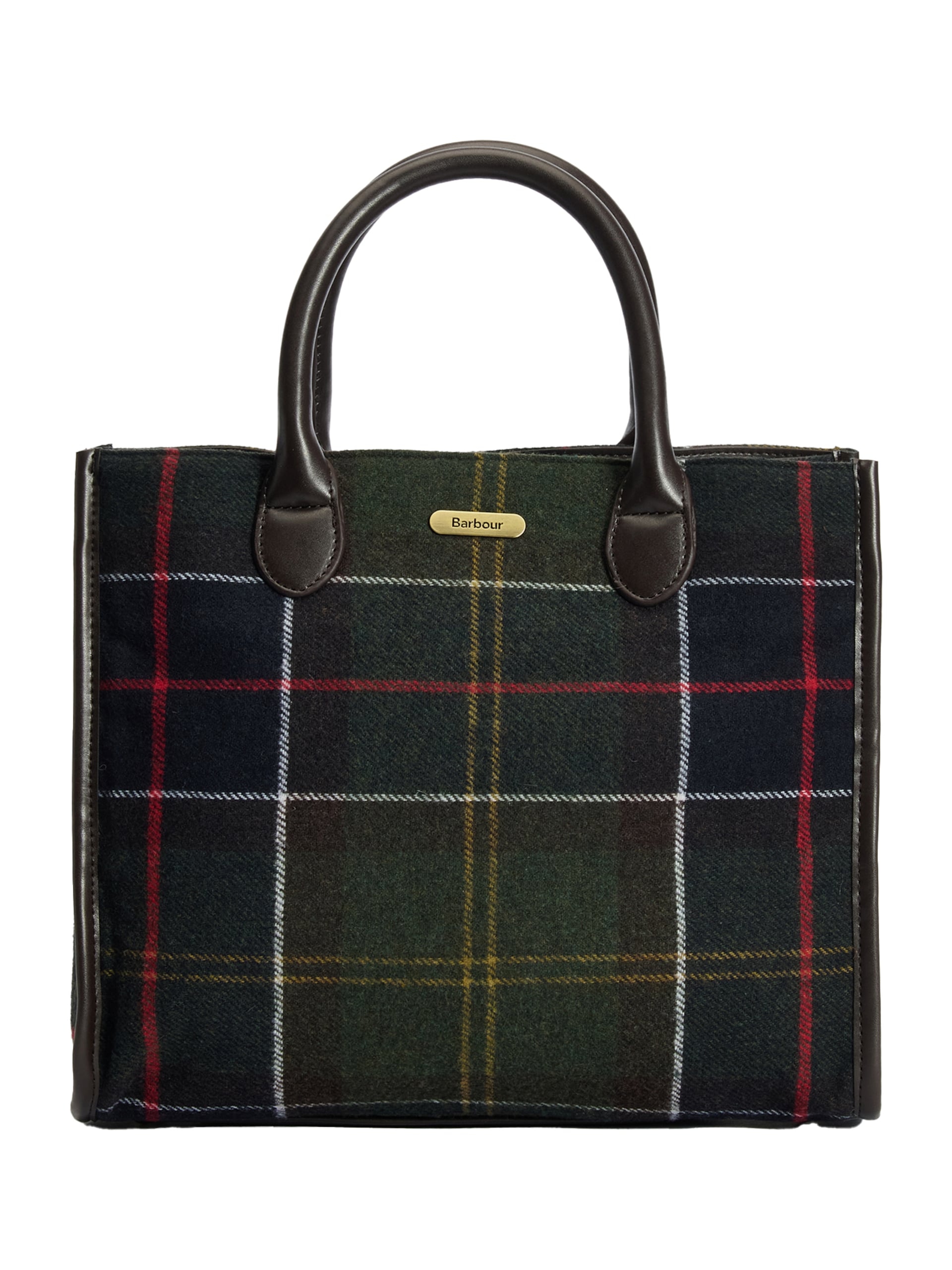 Barbour Shoppingväska marinblå / gul / röd dam