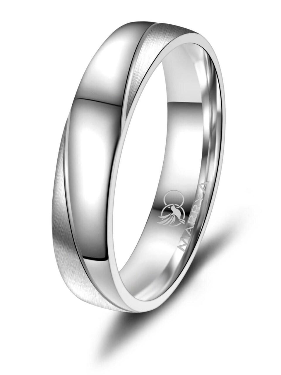 Ring 'MARRYA SI-09 Ehering aus Silber'