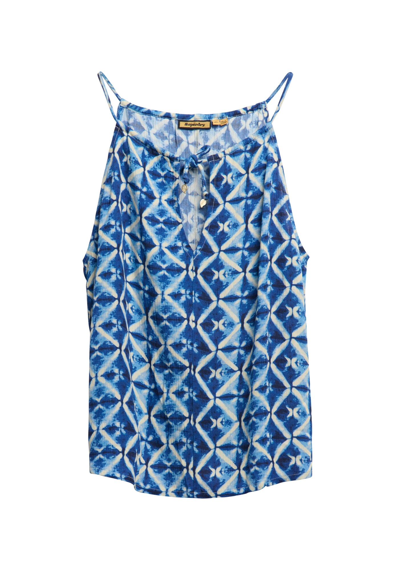 Superdry & Co Top Beige / Blauw / Lichtblauw / Zwart