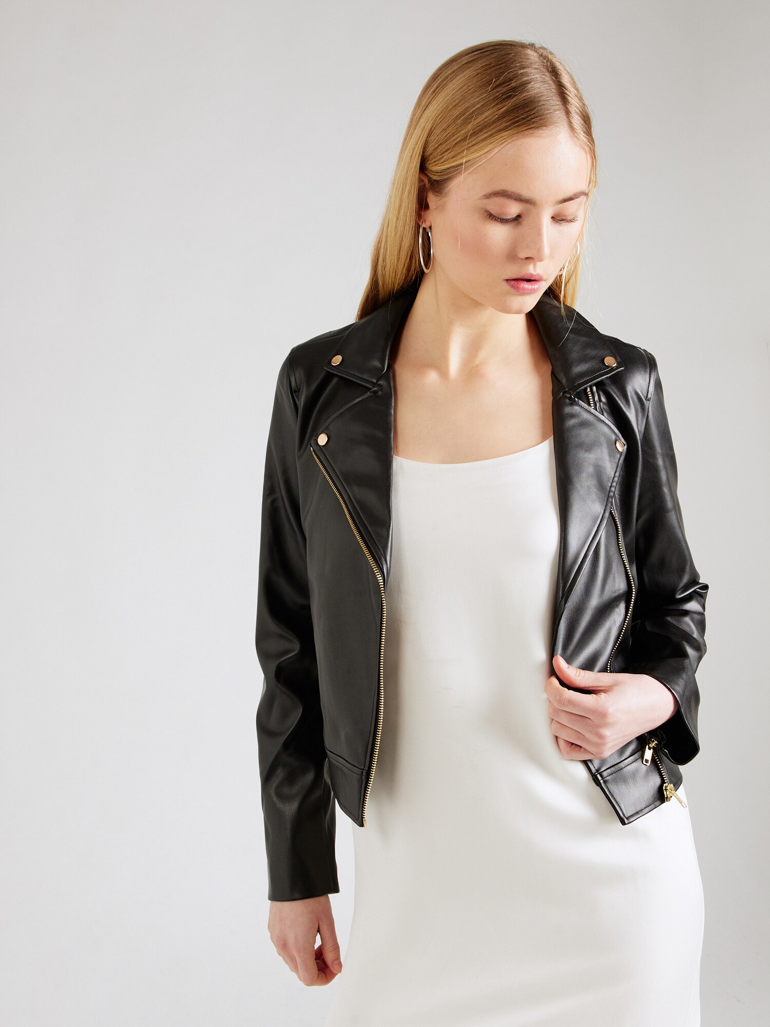 VERO MODA Átmeneti dzseki 'OLIVIA'  fekete termék 2. képe