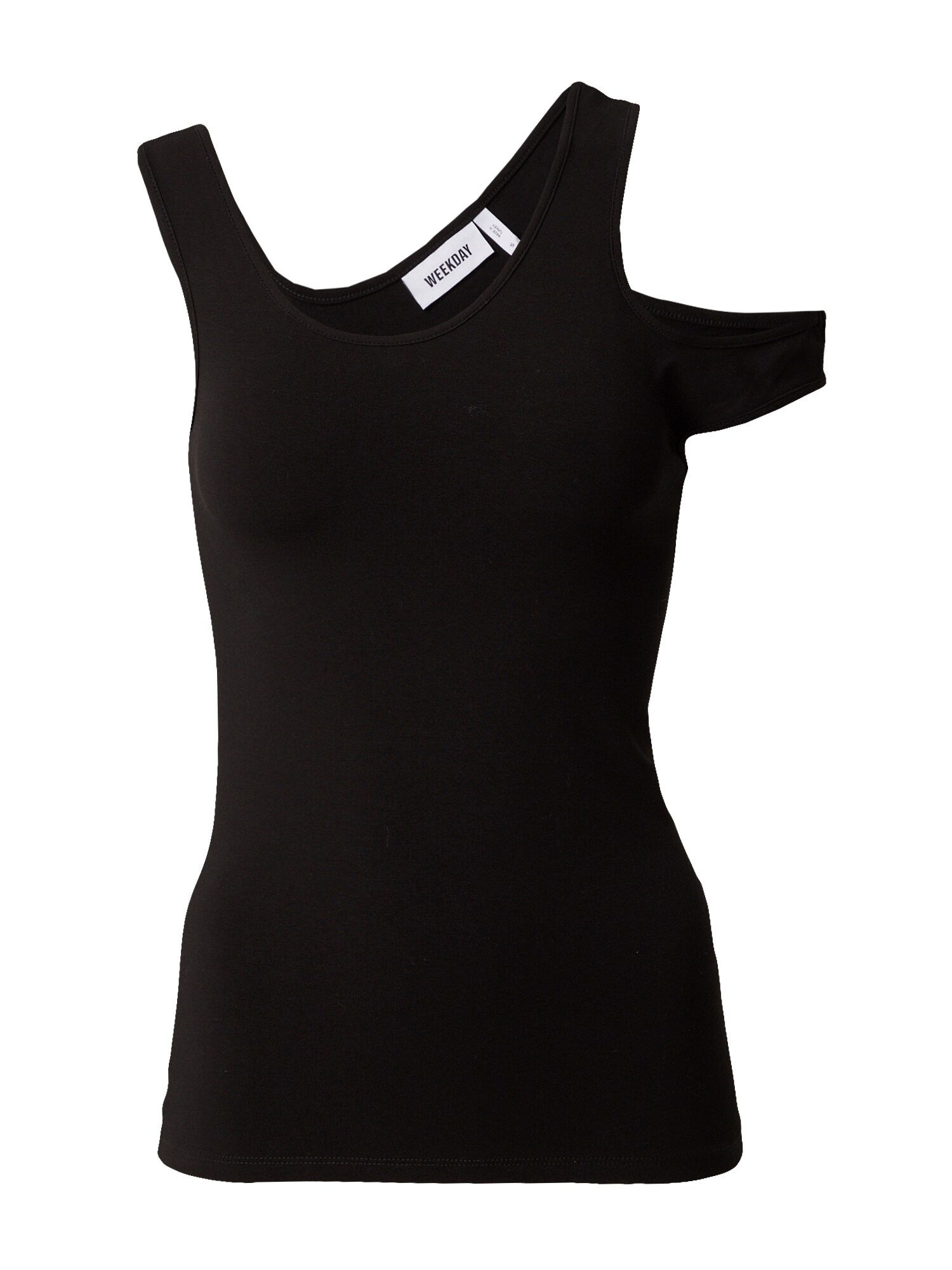 WEEKDAY Top 'Zari'  čierna