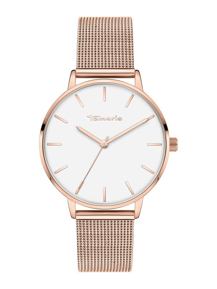 Tamaris Uhr Damen Größe One Size rosegold / weiß