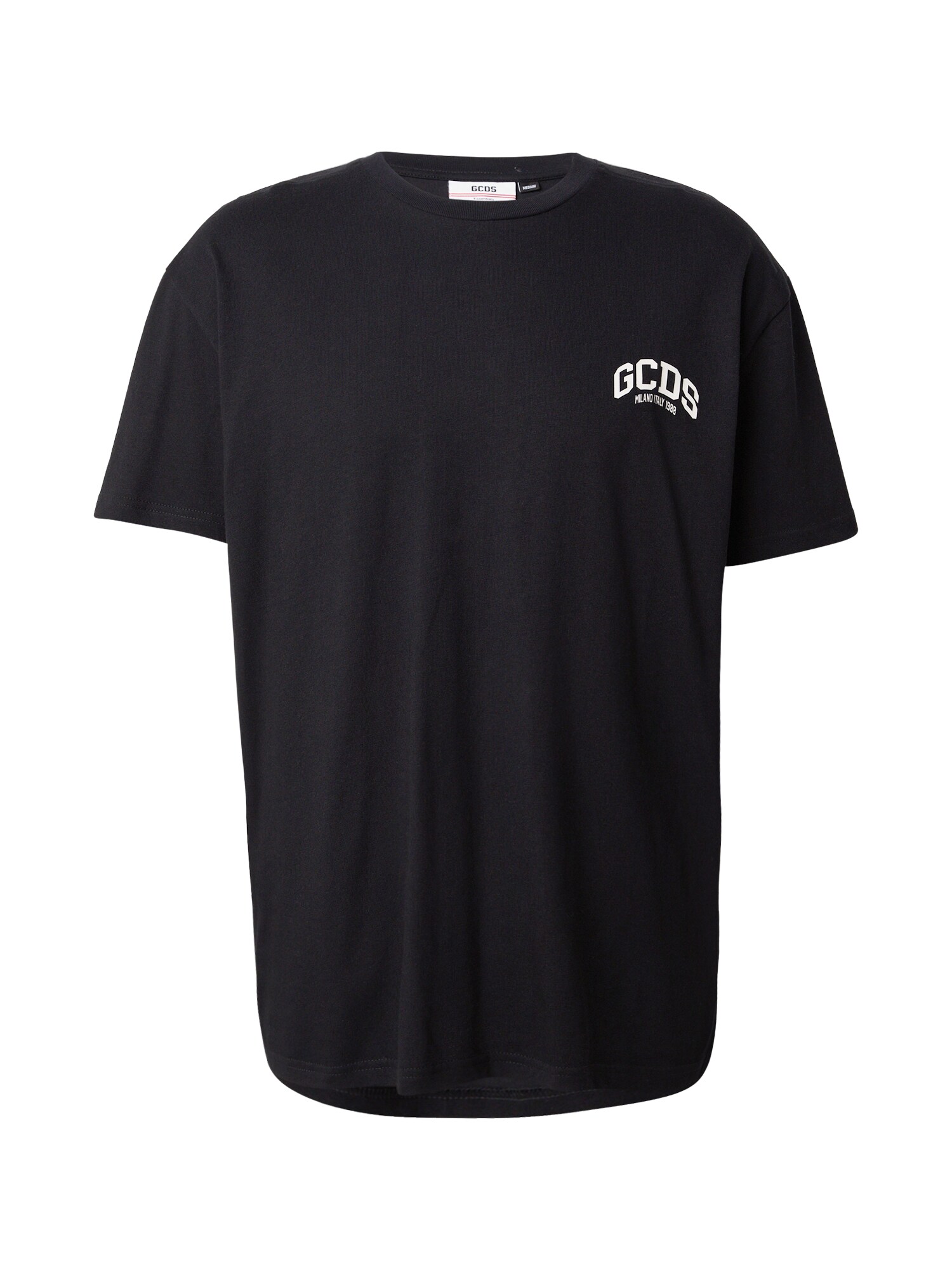 GCDS Tricou  negru / alb