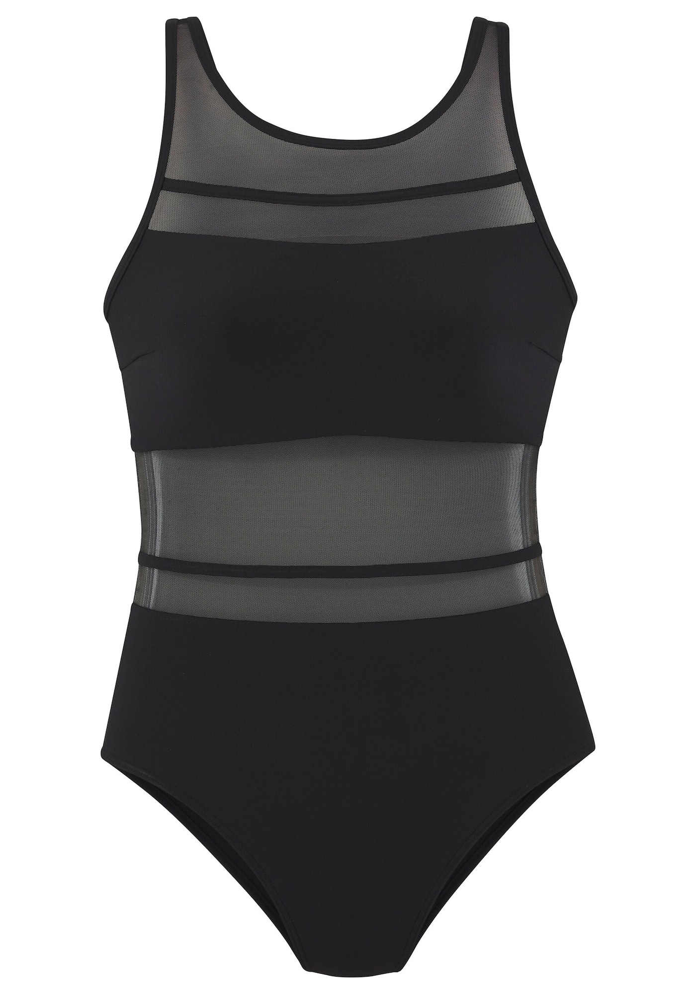LASCANA Costum de baie întreg  negru