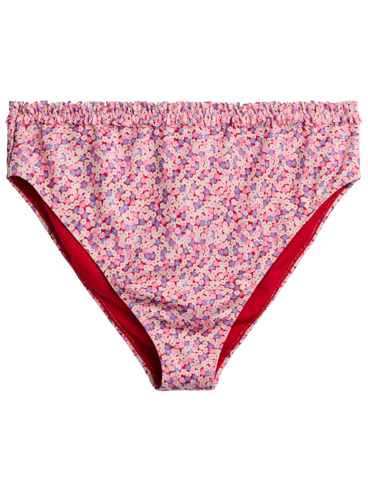 Swim by Zizzi Slip costum de baie Rika  lila / roz / roșu