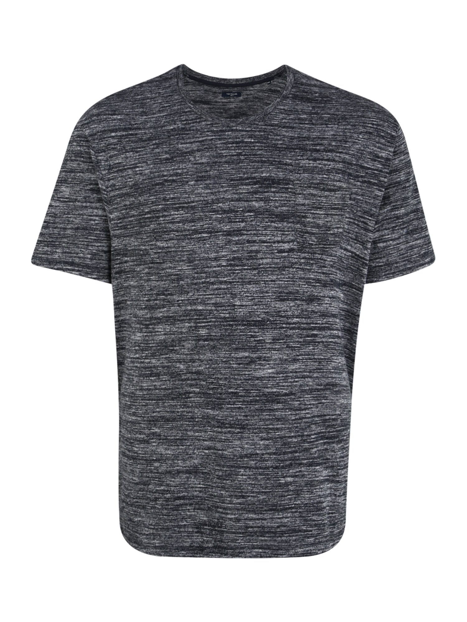 TOM TAILOR Marškinėliai 'multicolor basic t-shirt'  margai juoda