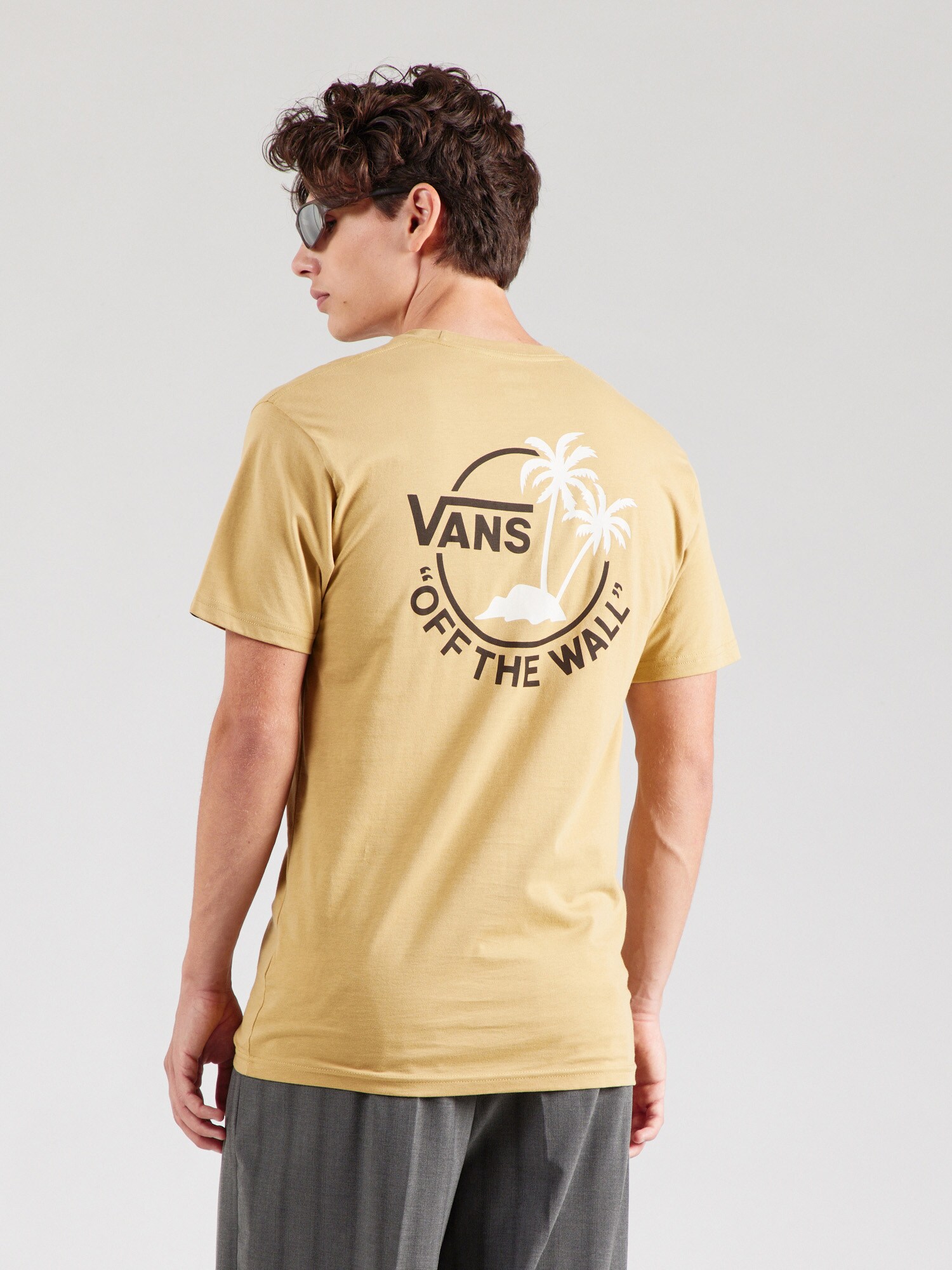 VANS Tričko 'Classic' svetlohnedá / čierna / biela (obrázok 3)
