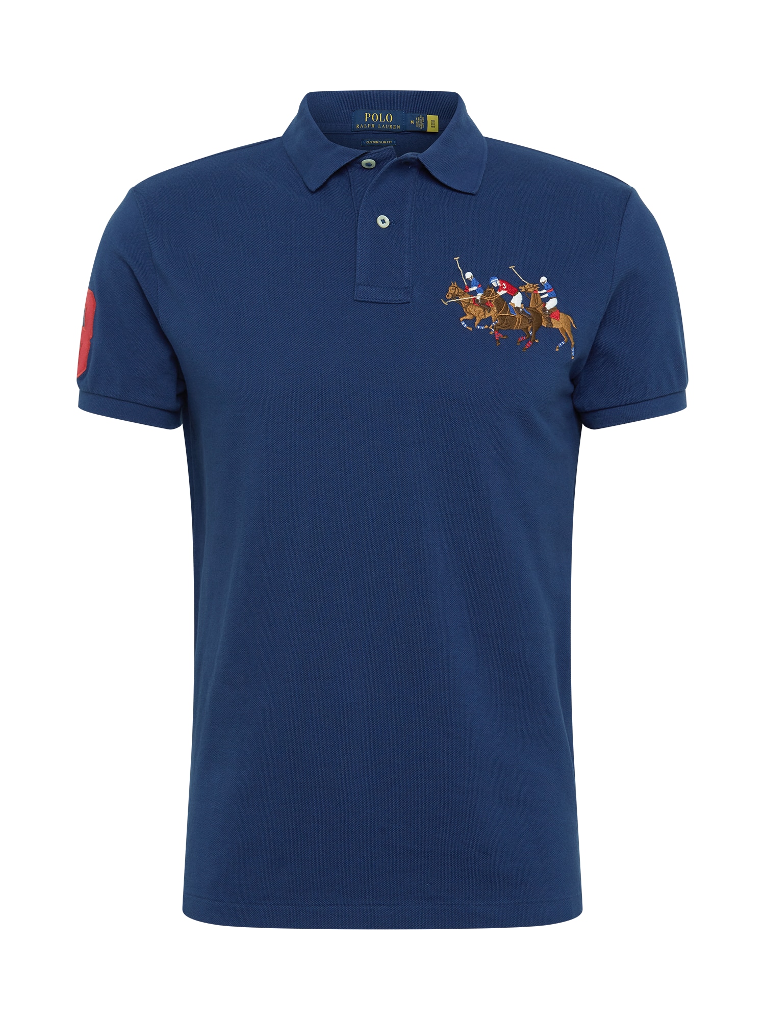 POLO RALPH LAUREN Marškinėliai  mėlyna / ruda