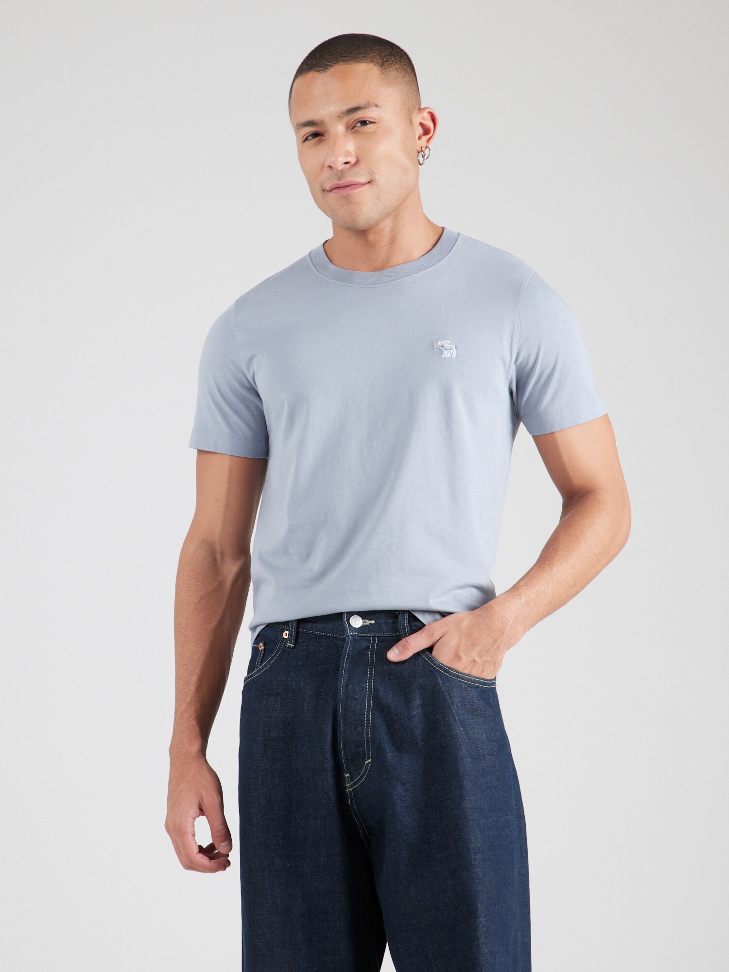 Abercrombie & Fitch Póló  galambkék termék 2. képe