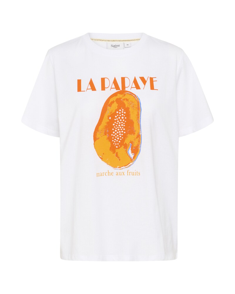 SAINT TROPEZ Póló 'HardaSZ' Női fehér , Méret XL