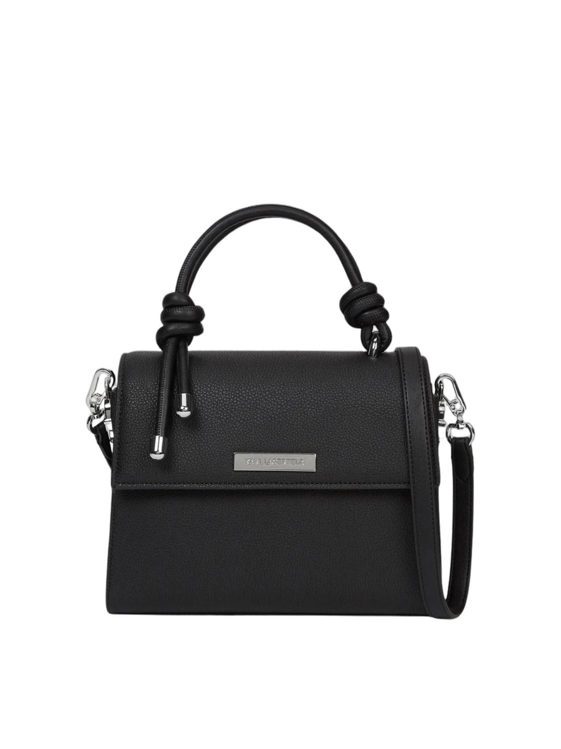 Karl Lagerfeld Handväska 'Karl Lagerfeld Sac Bandoulière Ikon Satchel Noir' dam