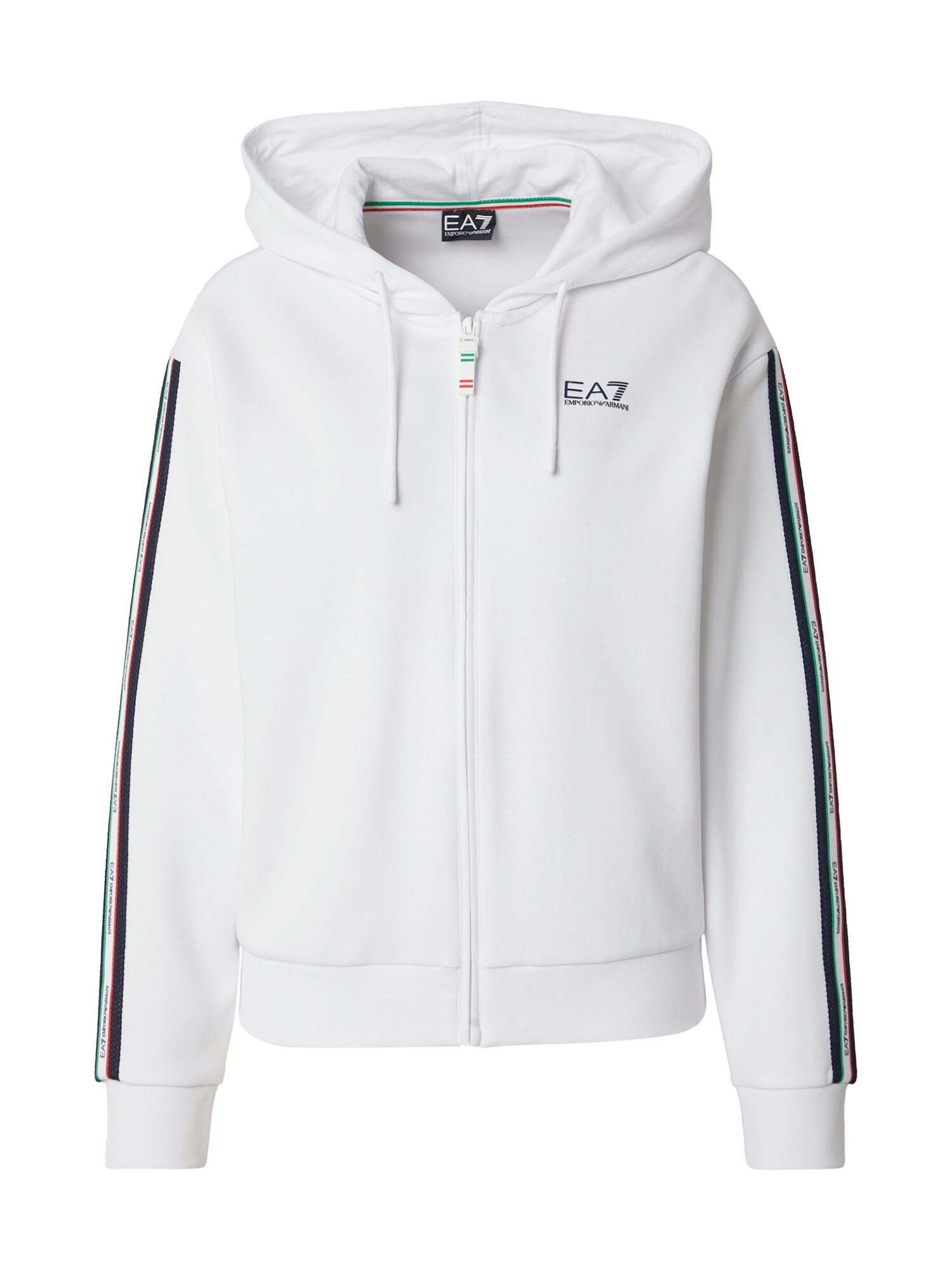 EA7 Emporio Armani Hanorac  bleumarin / verde deschis / roșu / alb