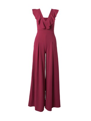 WAL G. Jumpsuit ‘LEAH’ Karmijnrood