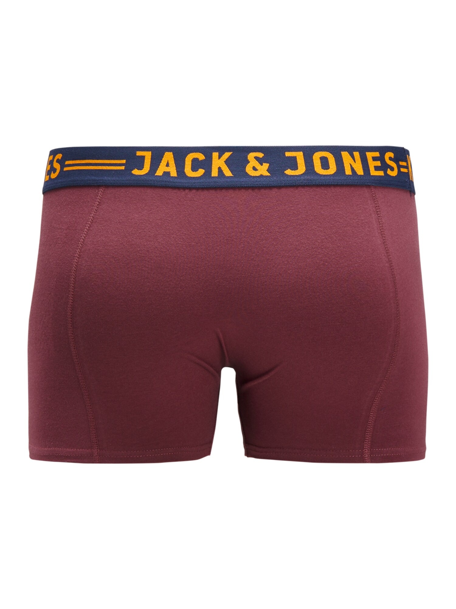 JACK & JONES Boxeralsók 'Lichfield'  tengerészkék / narancs / borvörös termék 2. képe