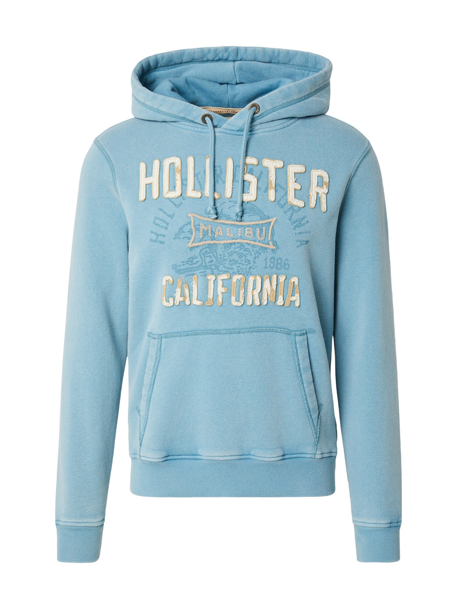 HOLLISTER Bluză de molton  albastru deschis