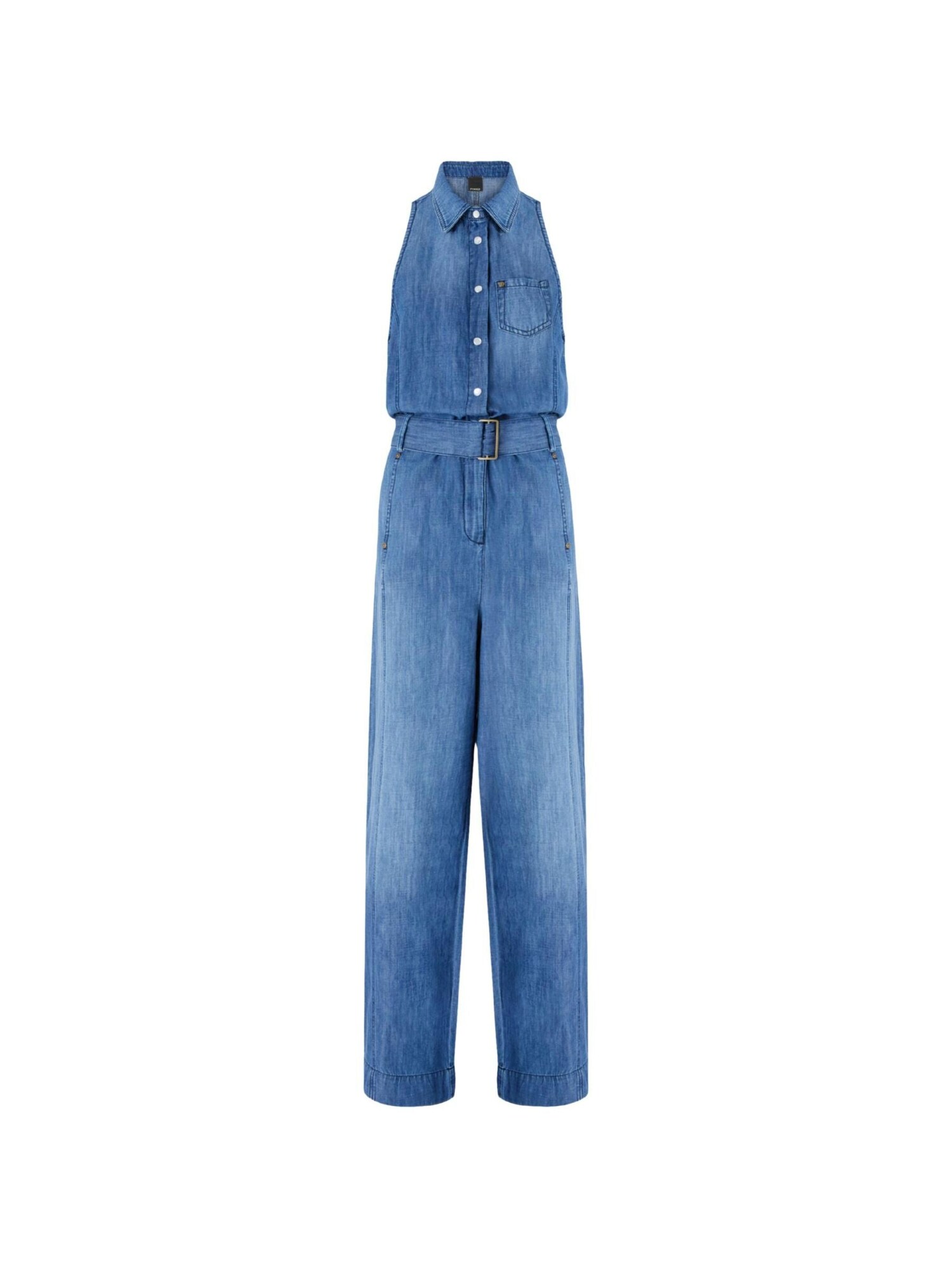 PINKO Ropa para correr 'PINKO VISIONE TUTA LIGHT DENIM COTONE LINO TUTA' azul