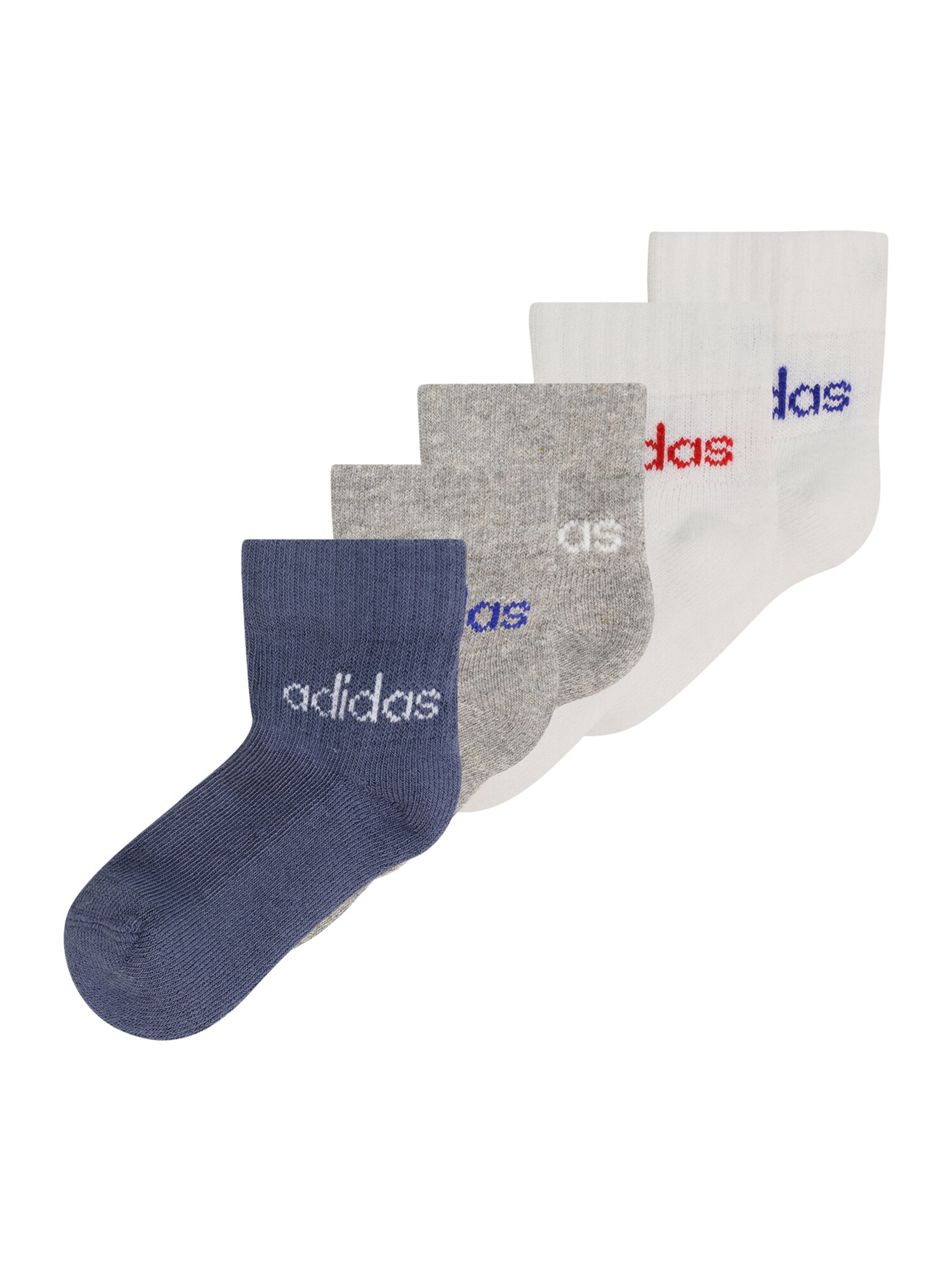 ADIDAS PERFORMANCE Ponožky  námornícka modrá / sivá melírovaná / červená / biela