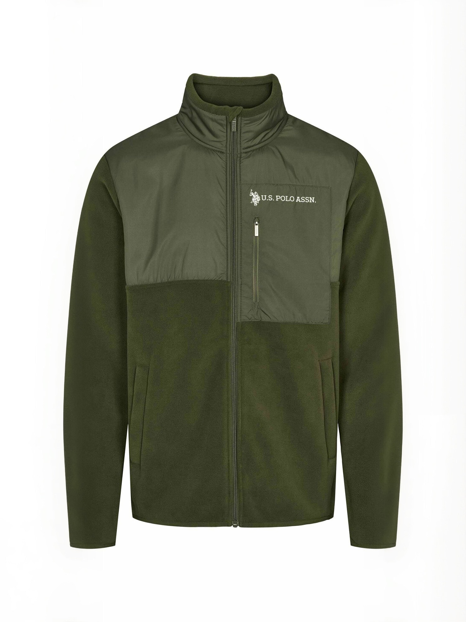 U.S. POLO ASSN. Geacă de primăvară-toamnă  UMDain  verde