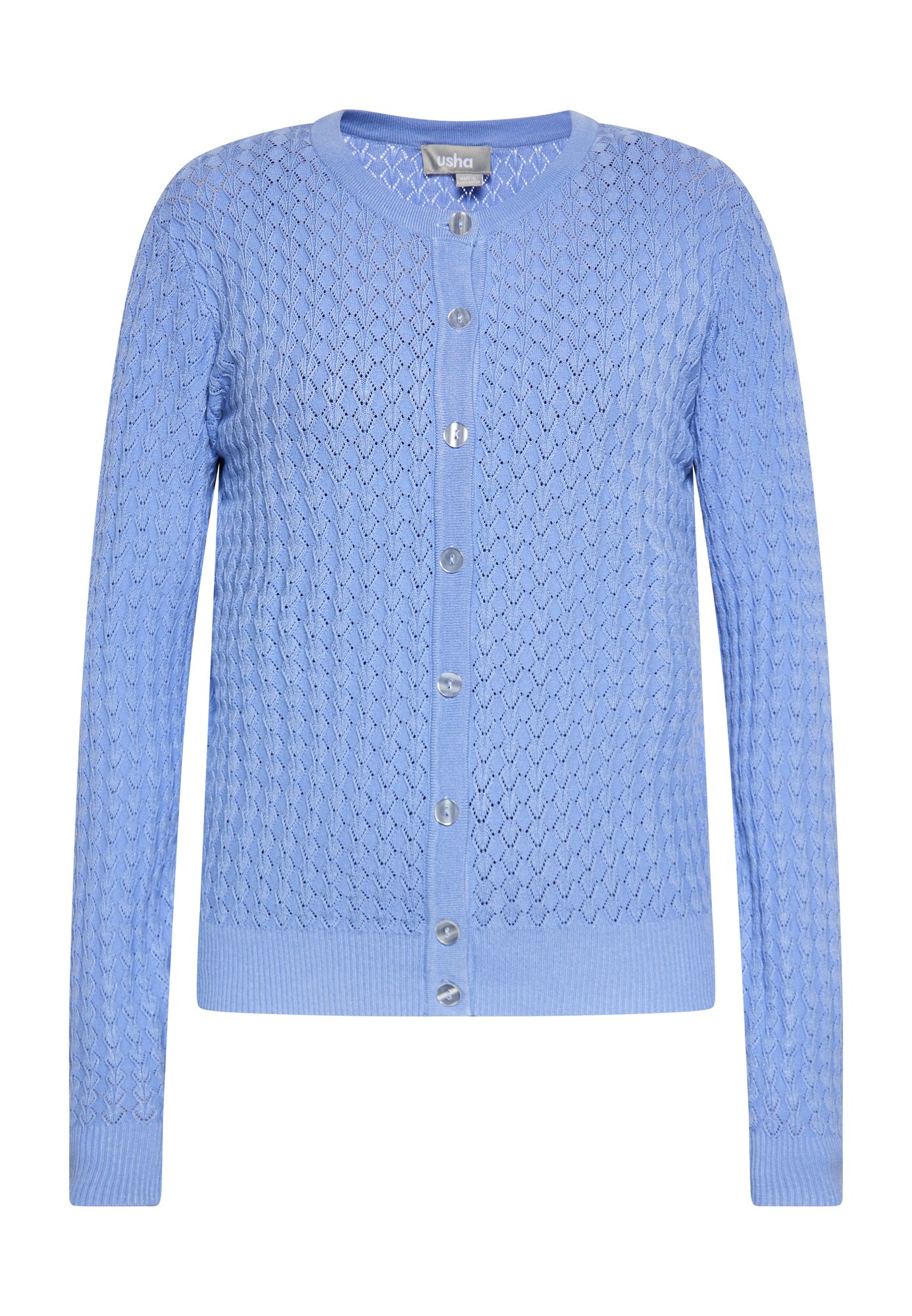 Usha Cárdigan azul paloma
