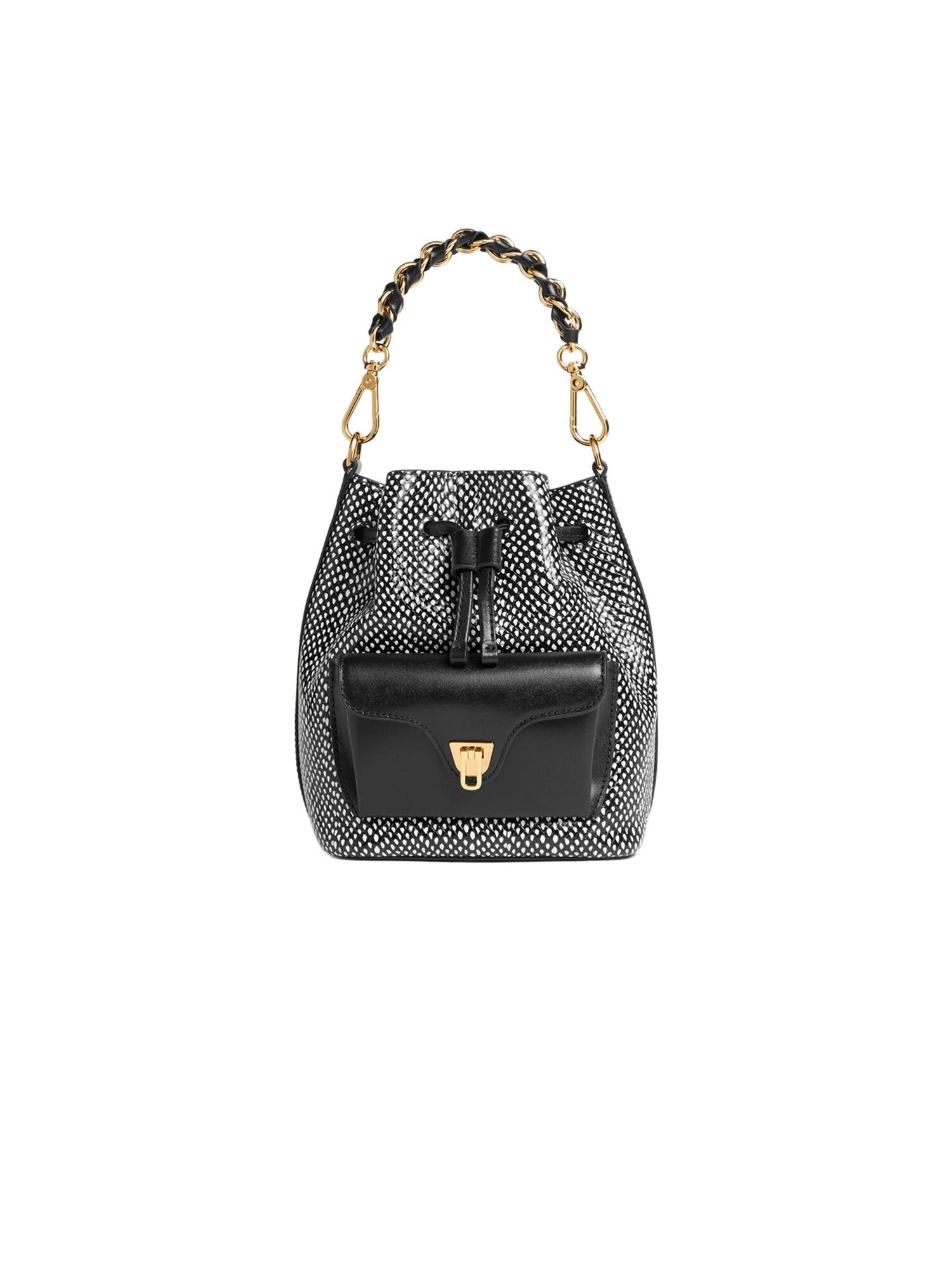 Coccinelle Bolso saco 'Elaphe 17x22x10 cm'  negro