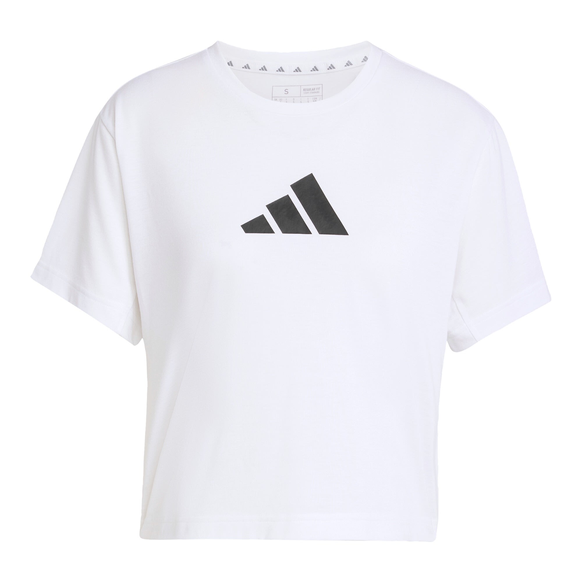 ADIDAS PERFORMANCE Tricou funcțional Essentials  negru / alb