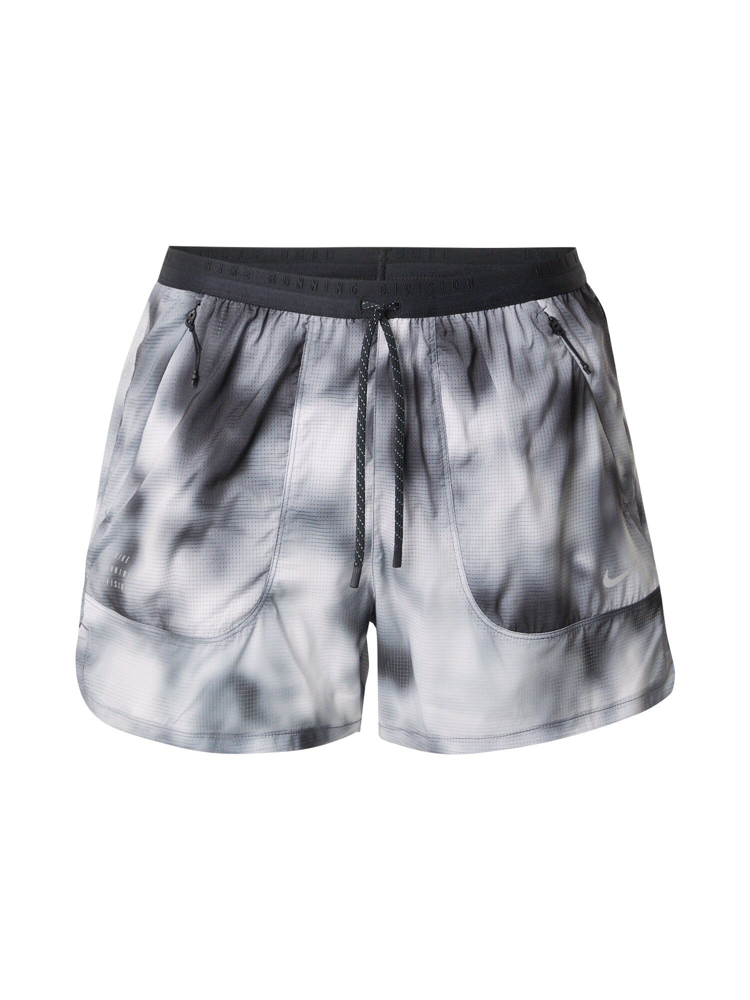 NIKE Sportnadrágok 'BREATHE'  szürke / fekete / piszkosfehér akciós termékkép 1
