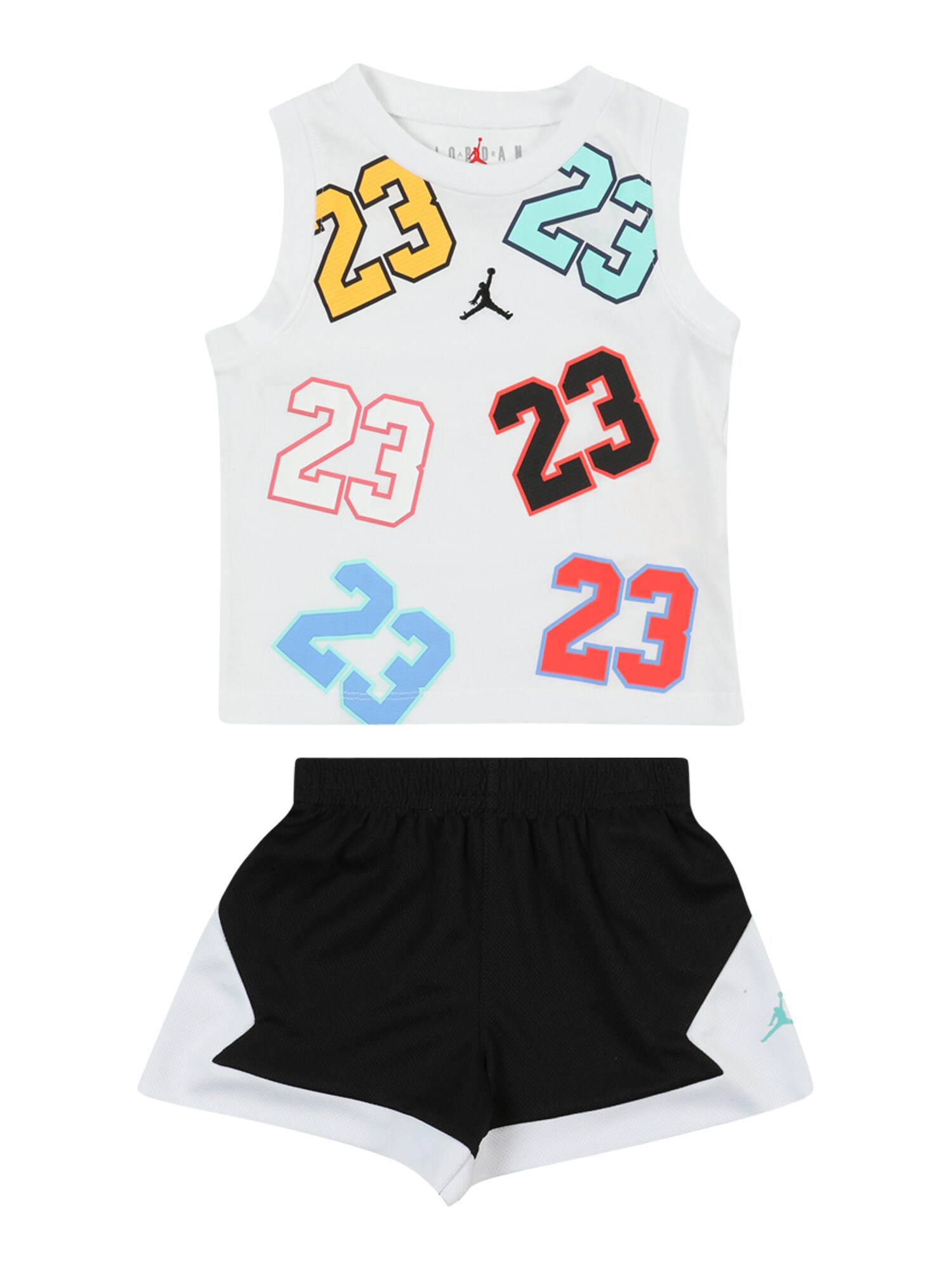 Jordan Set  svetlomodrá / svetločervená / čierna / biela