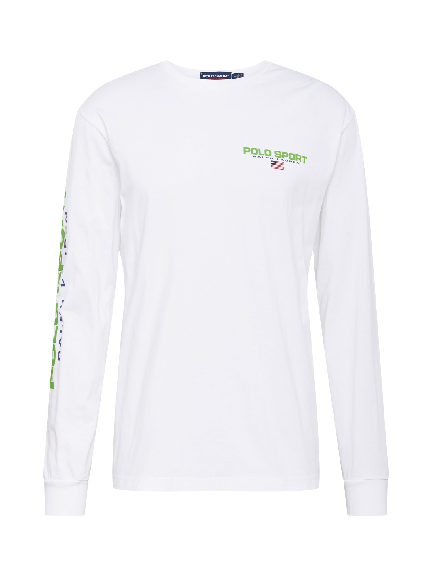 POLO RALPH LAUREN Marškinėliai  balta / šviesiai žalia / tamsiai mėlyna / raudona