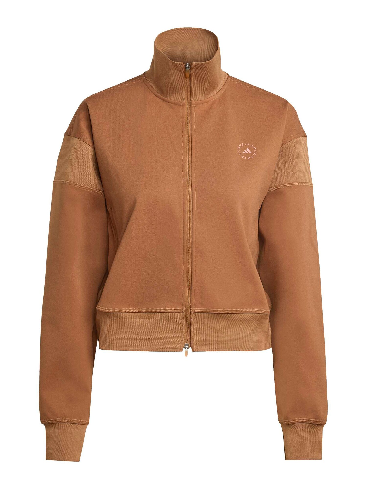 ADIDAS BY STELLA MCCARTNEY Športová mikina so zipsom  karamelová