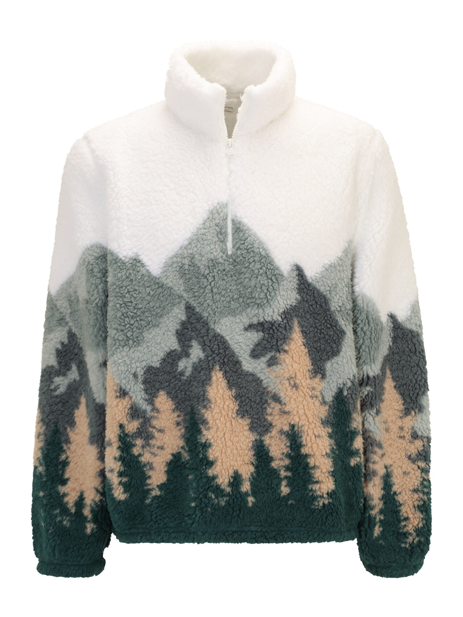 Gilly Hicks Sweatshirt  azul pombo / castanho claro / verde escuro / branco