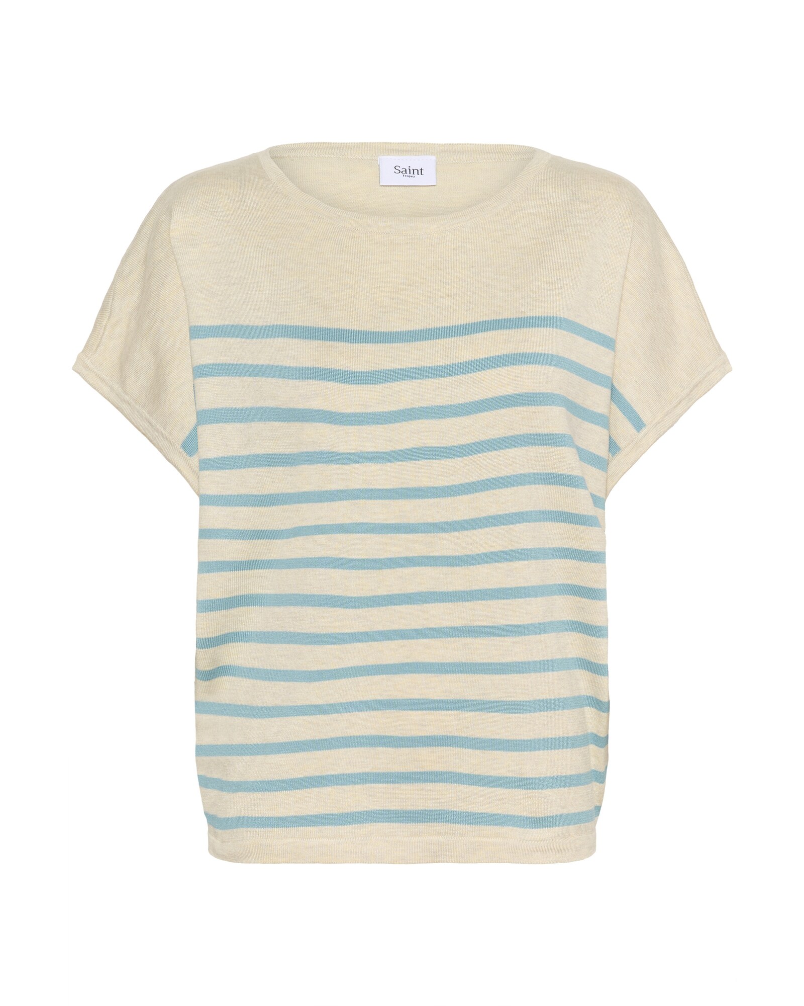 SAINT TROPEZ Pulover MilaSZ  fildeş / albastru deschis