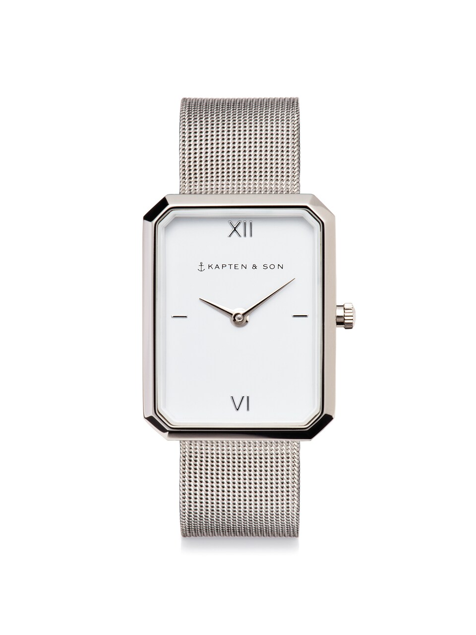 Analog klocka 'Grace Silver Mesh'