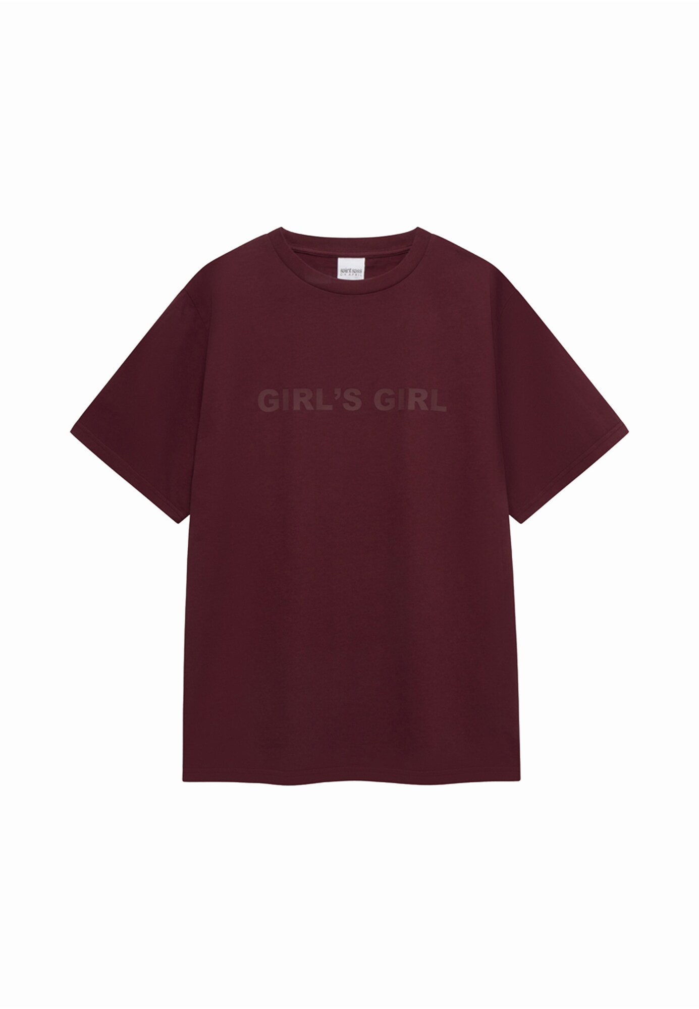 OH APRIL Camiseta 'Girl's Girl'  marrón / berenjena