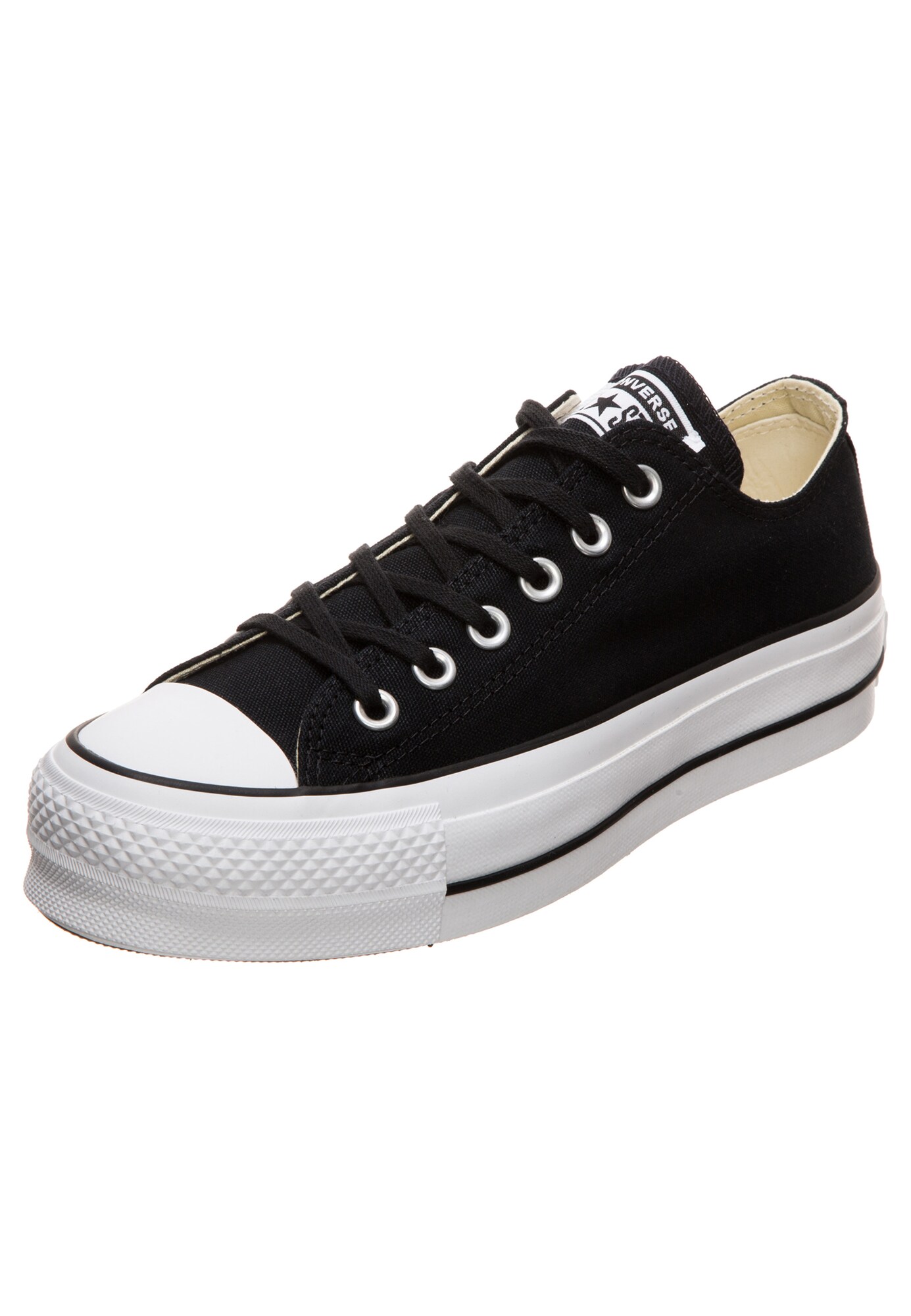 CONVERSE Sportbačiai be auliuko 'CHUCK TAYLOR ALL STAR LIFT - OX'  juoda