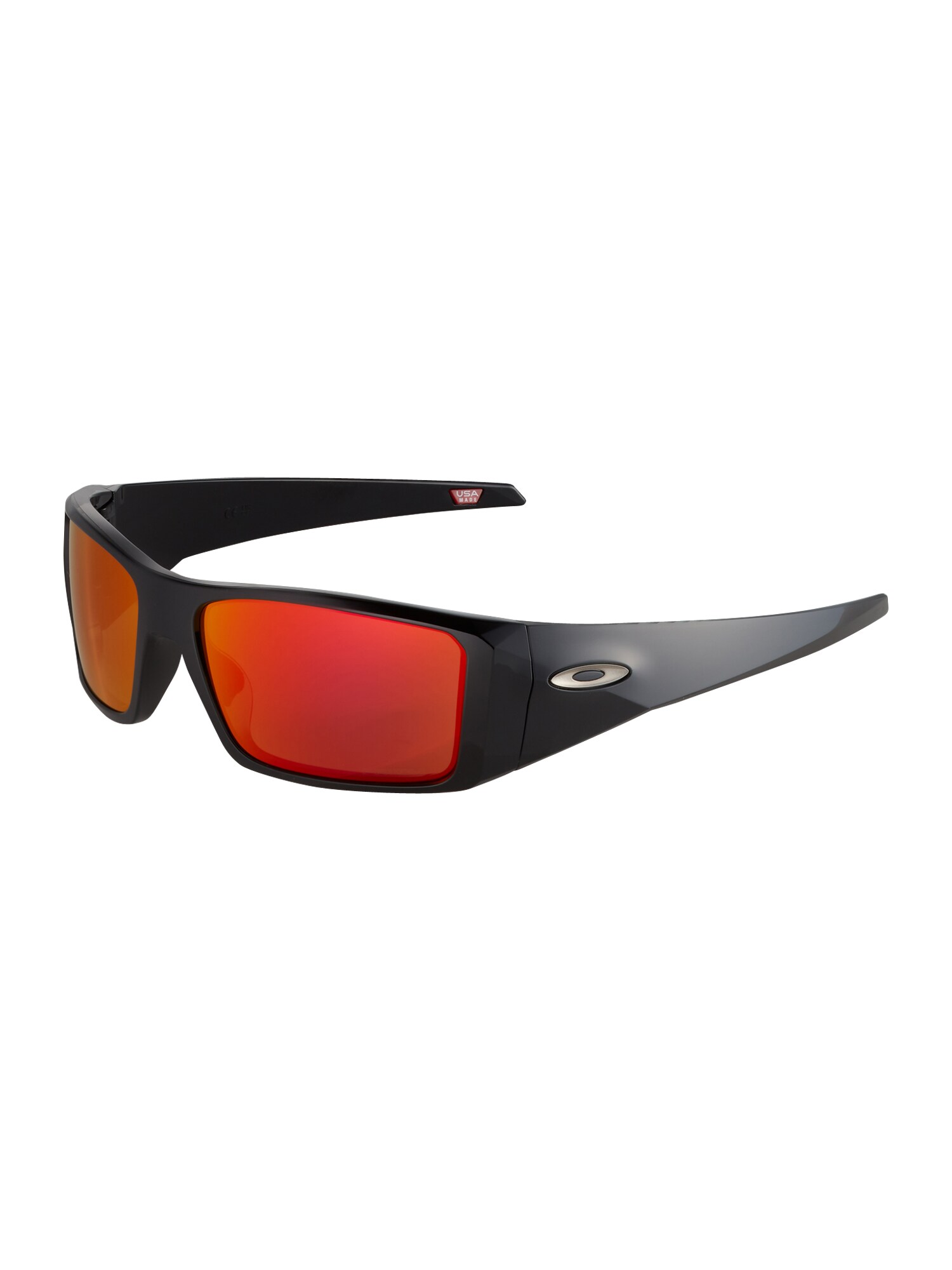 OAKLEY Sportiniai akiniai nuo saulės 'HELIOSTAT' tamsiai oranžinė / juoda