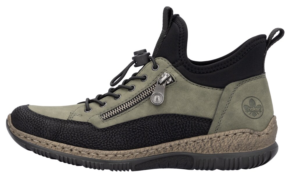 Rieker Sneaker Damen Größe 39 khaki / schwarz