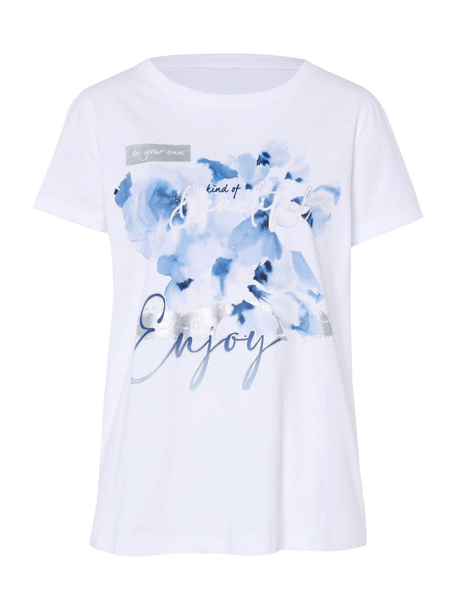 heine Tricou  albastru deschis / albastru închis / argintiu / alb