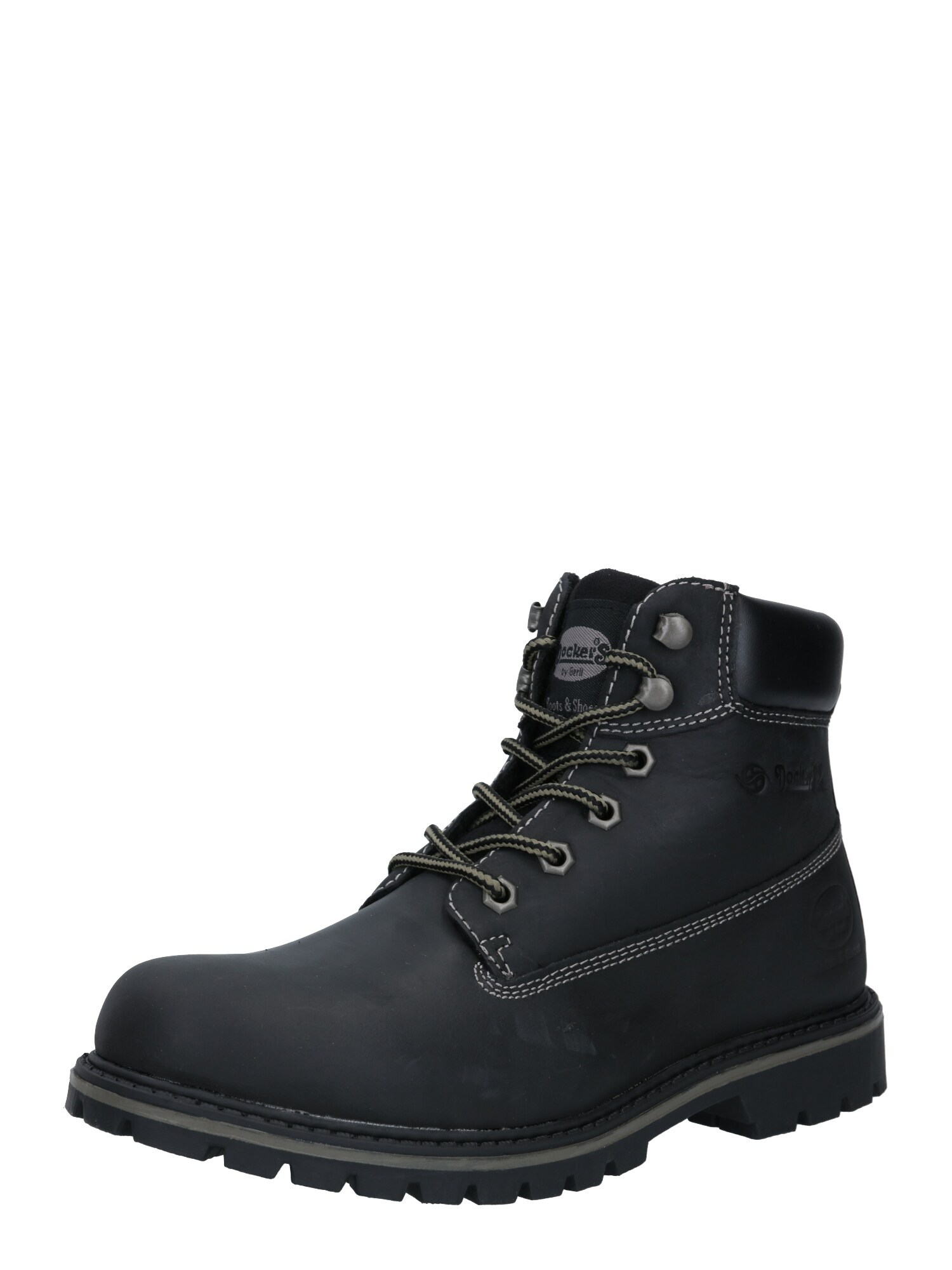 Dockers by Gerli Auliniai batai su raišteliais  juoda / pilka