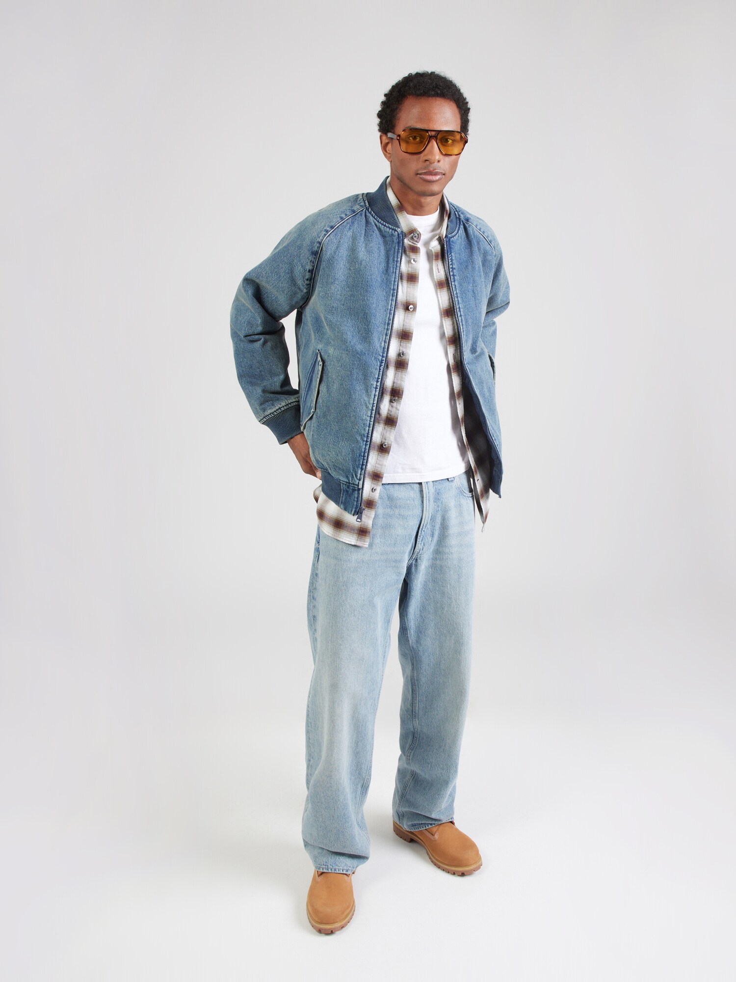 LEVI'S ® Prechodná bunda 'FILBERT FLIGHT' modrá denim (obrázok 4)