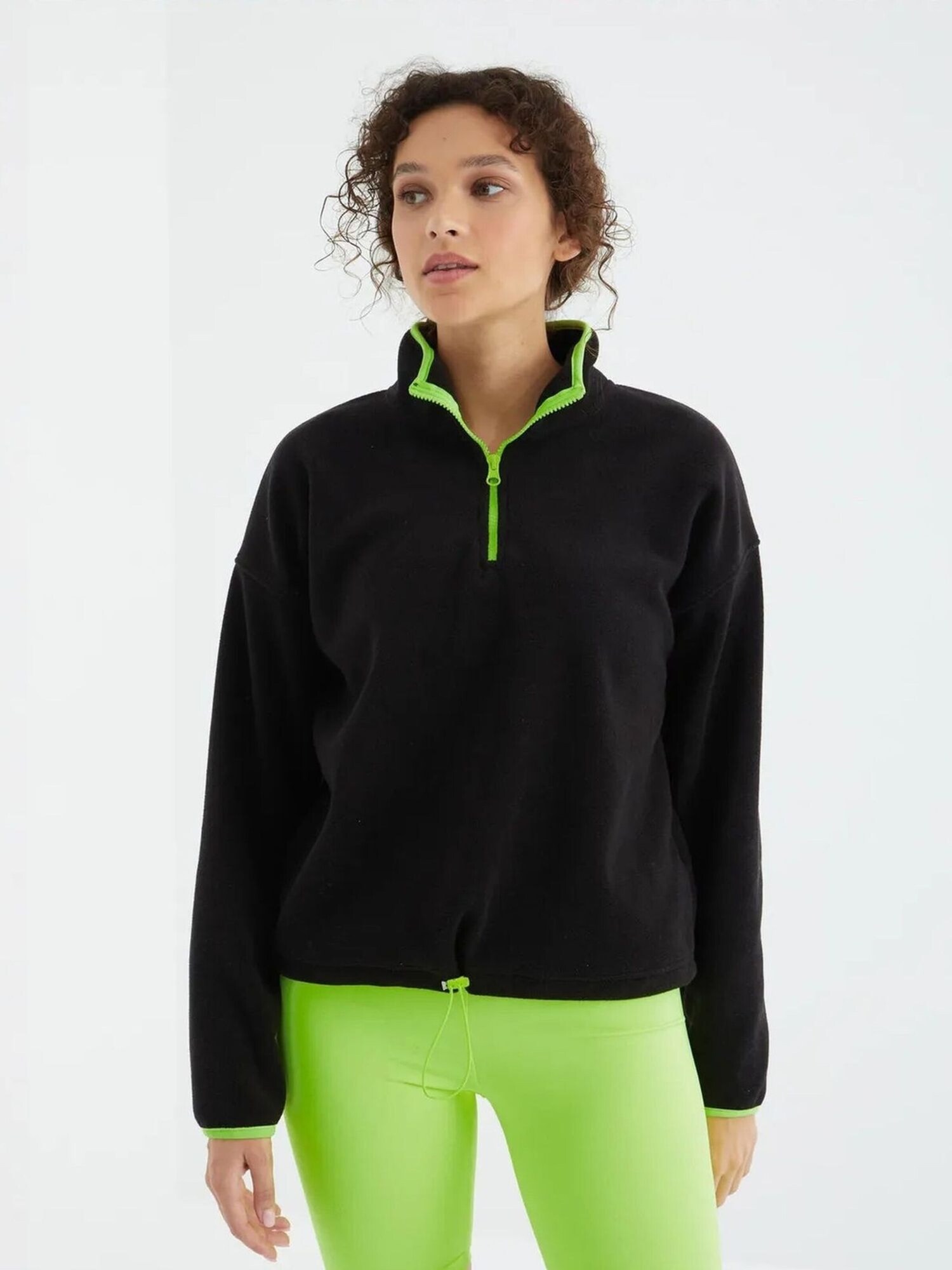 Tommy Life Sweater majica 'Sweatshirts' crna