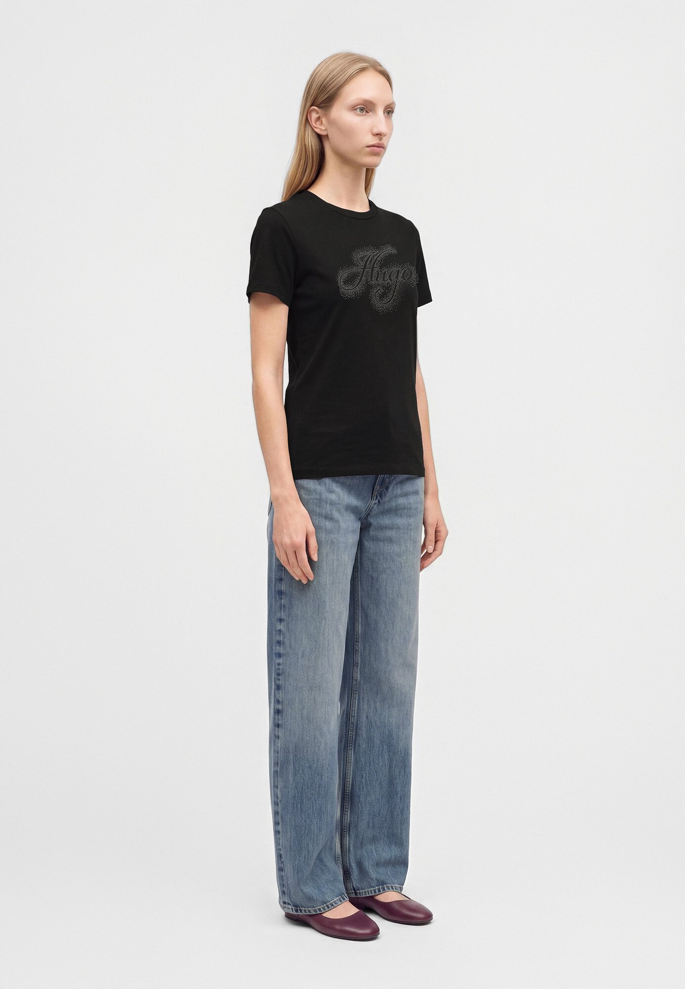 HUGO Camiseta 'Damacia' negro – imagen 2