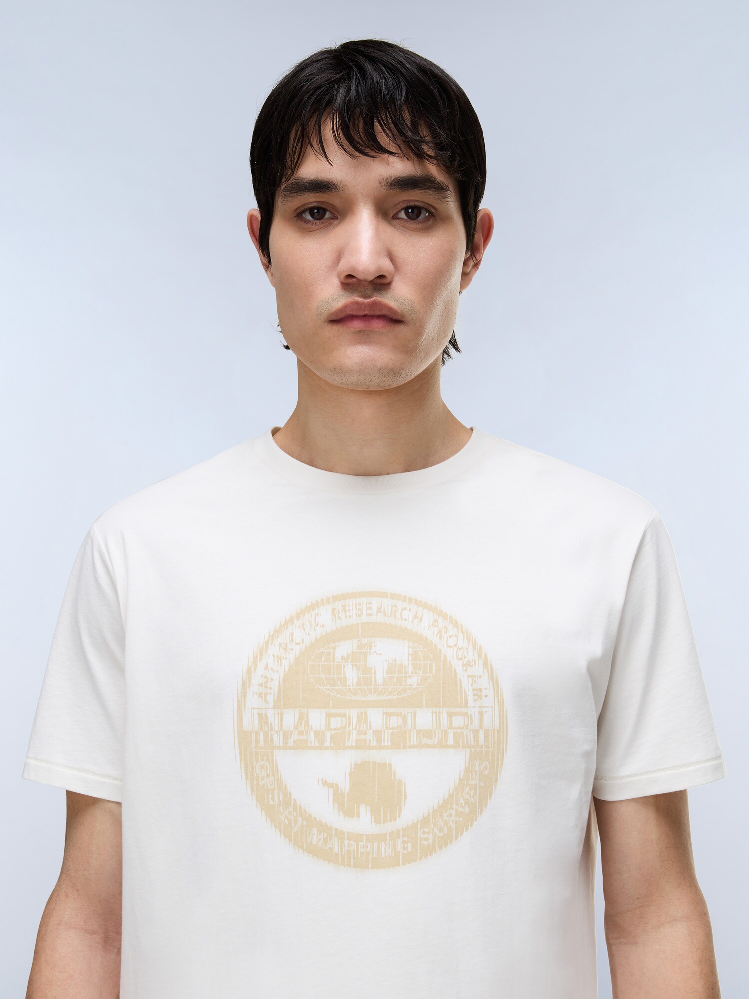 NAPAPIJRI Camiseta 'S-Mahsa'  beige / blanco – imagen 4
