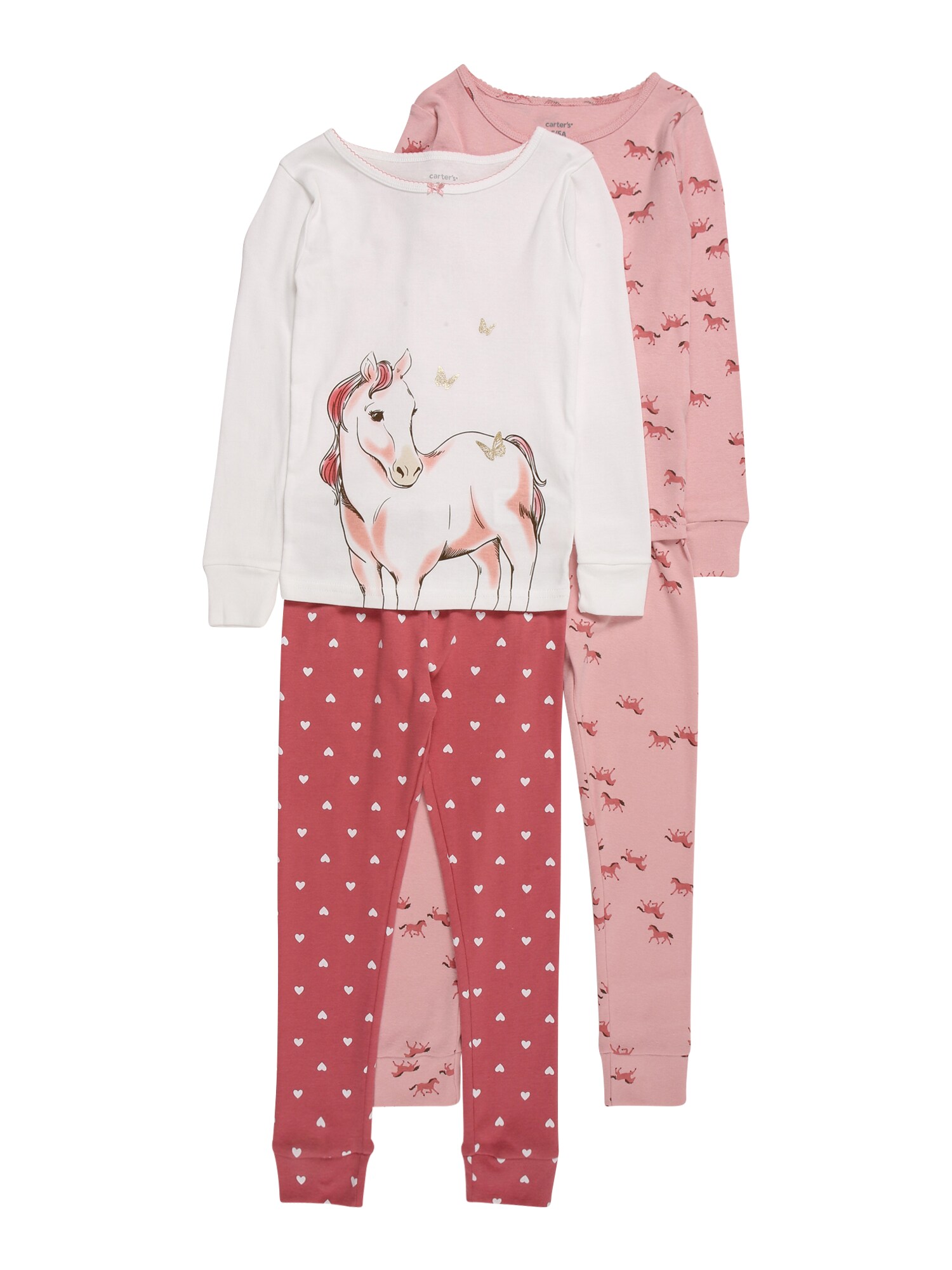 Carter's Miego kostiumas 'HORSE'  balta / pastelinė raudona / rožių spalva