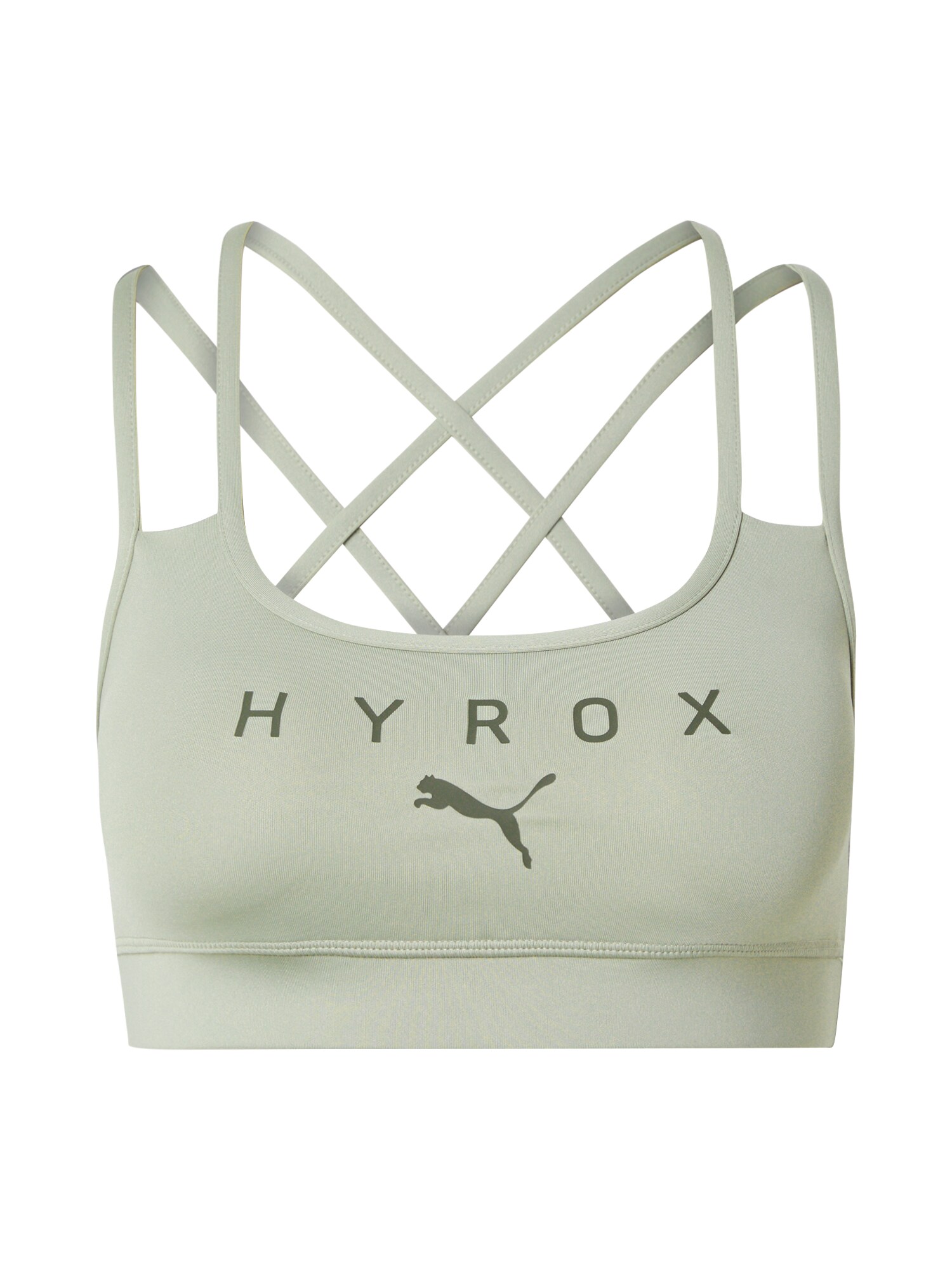 PUMA Sutien sport Puma x Hyrox Move  kaki / negru