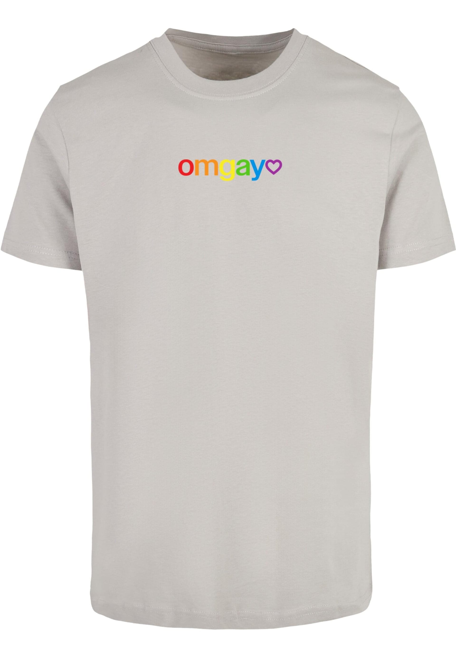 Mister Tee T-shirt 'OMGay' stone herr
