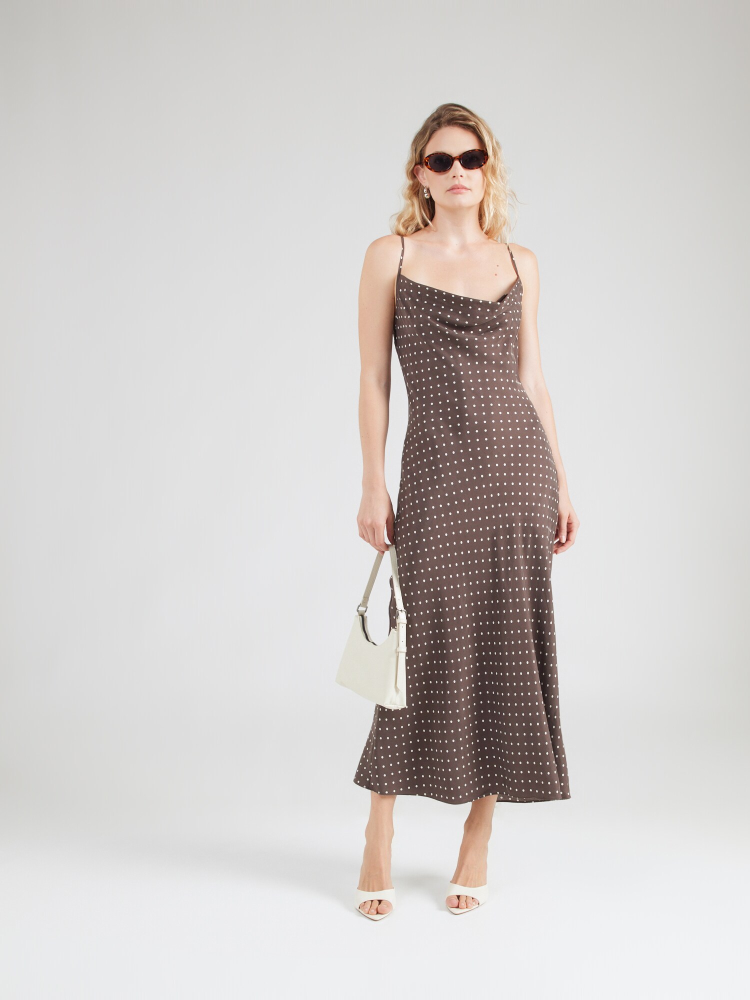 GUESS Vestido 'AKILINA'  marrón oscuro / blanco – imagen 4