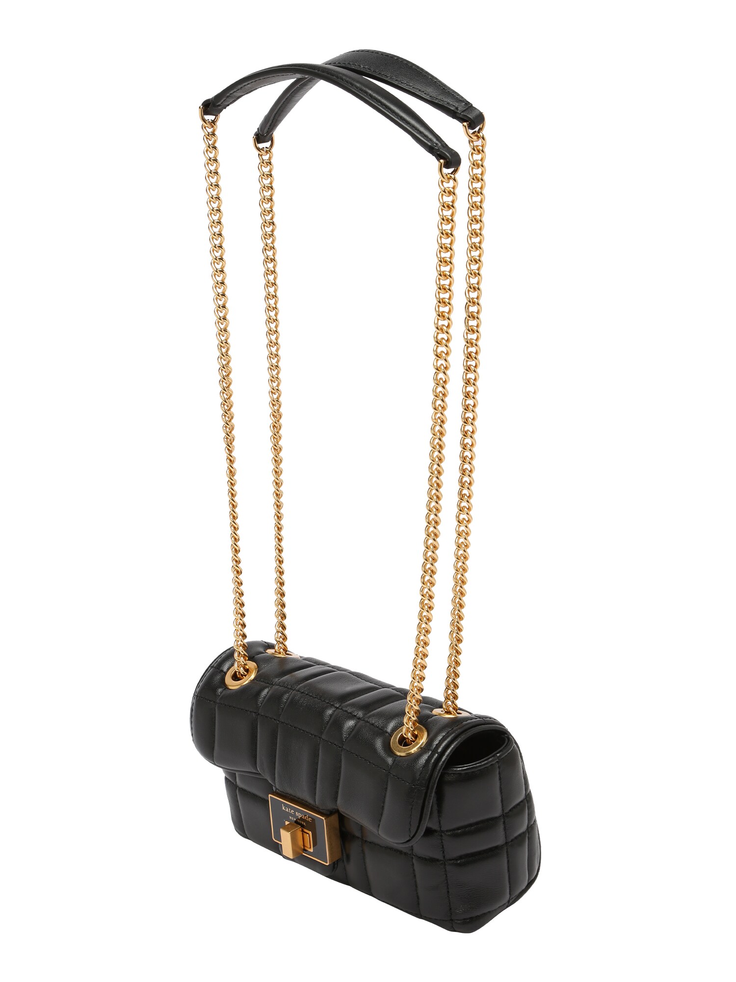 Kate Spade Mala de ombro 'Evelyn'  ouro / preto