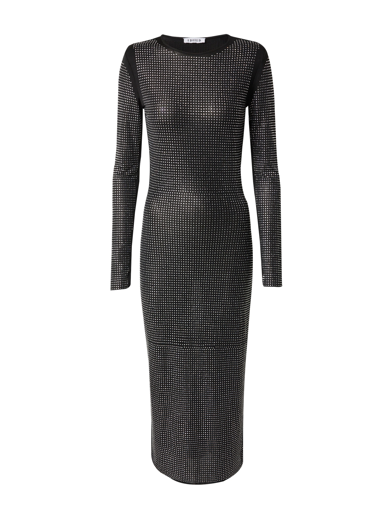 EDITED Rochie Geerke  gri argintiu / negru