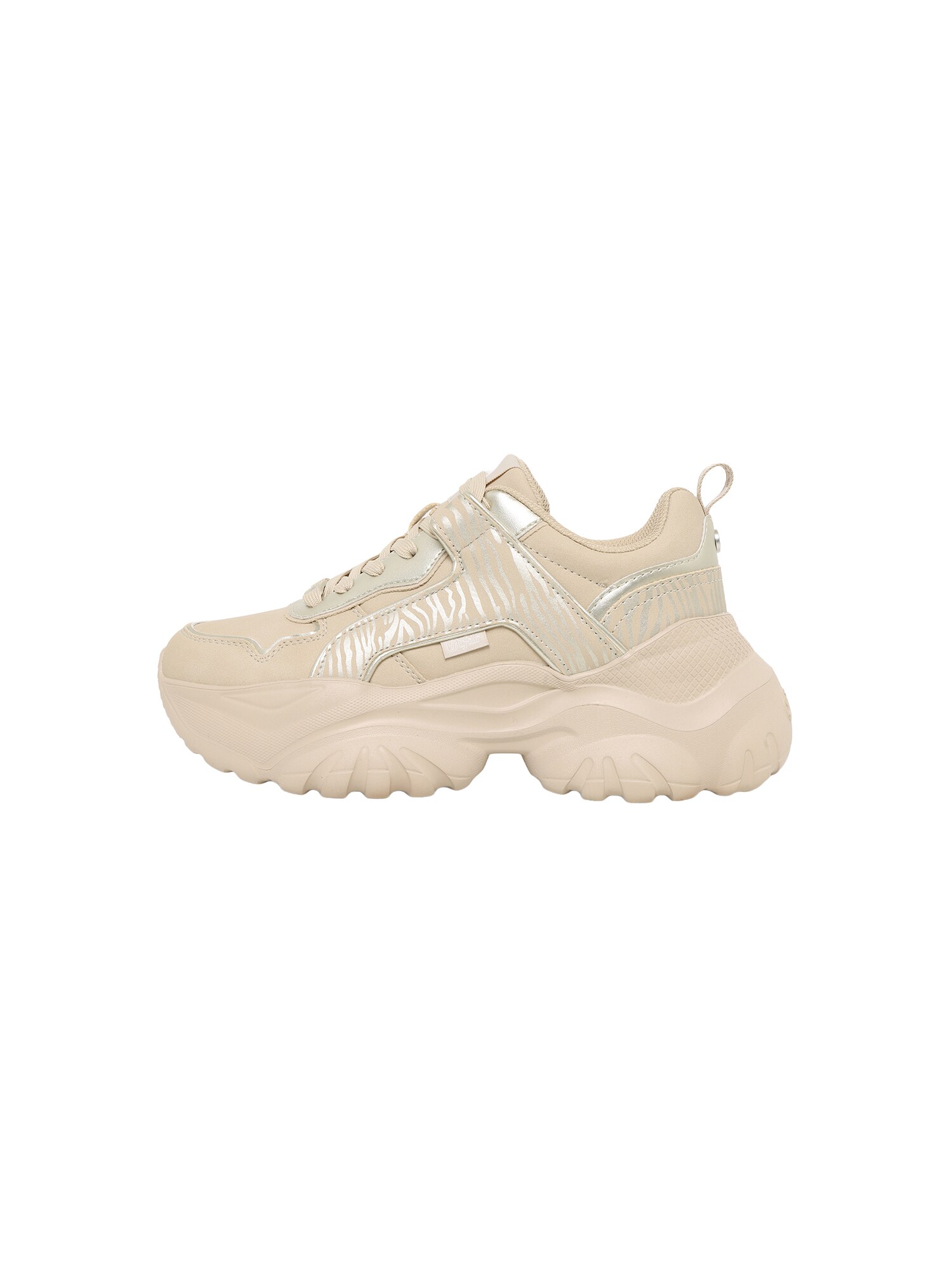 BUFFALO Sneaker low BLISS crem / argintiu